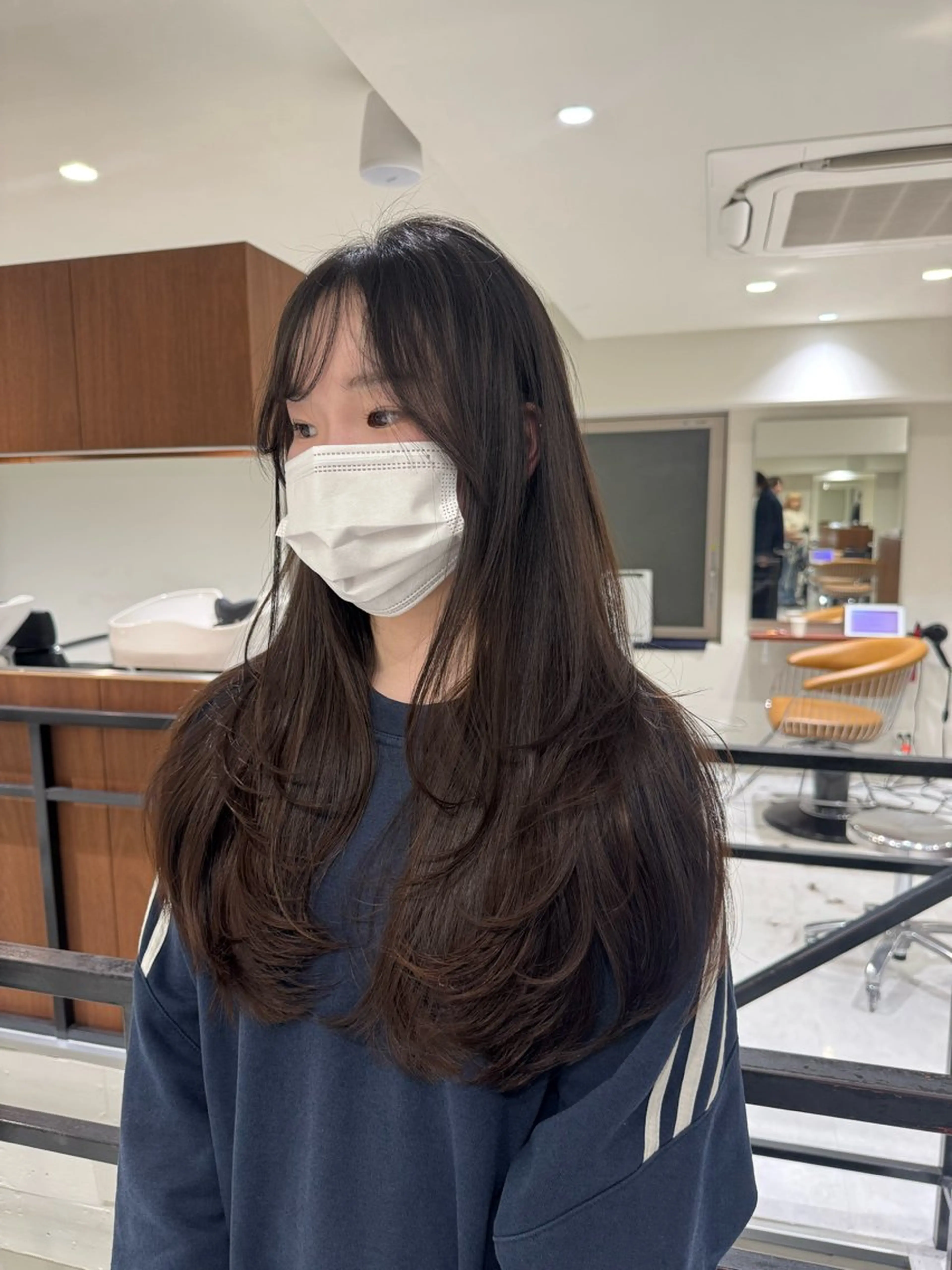 ロング 韓国レイヤー💋/ ワンホン/NANAのヘアスタイル