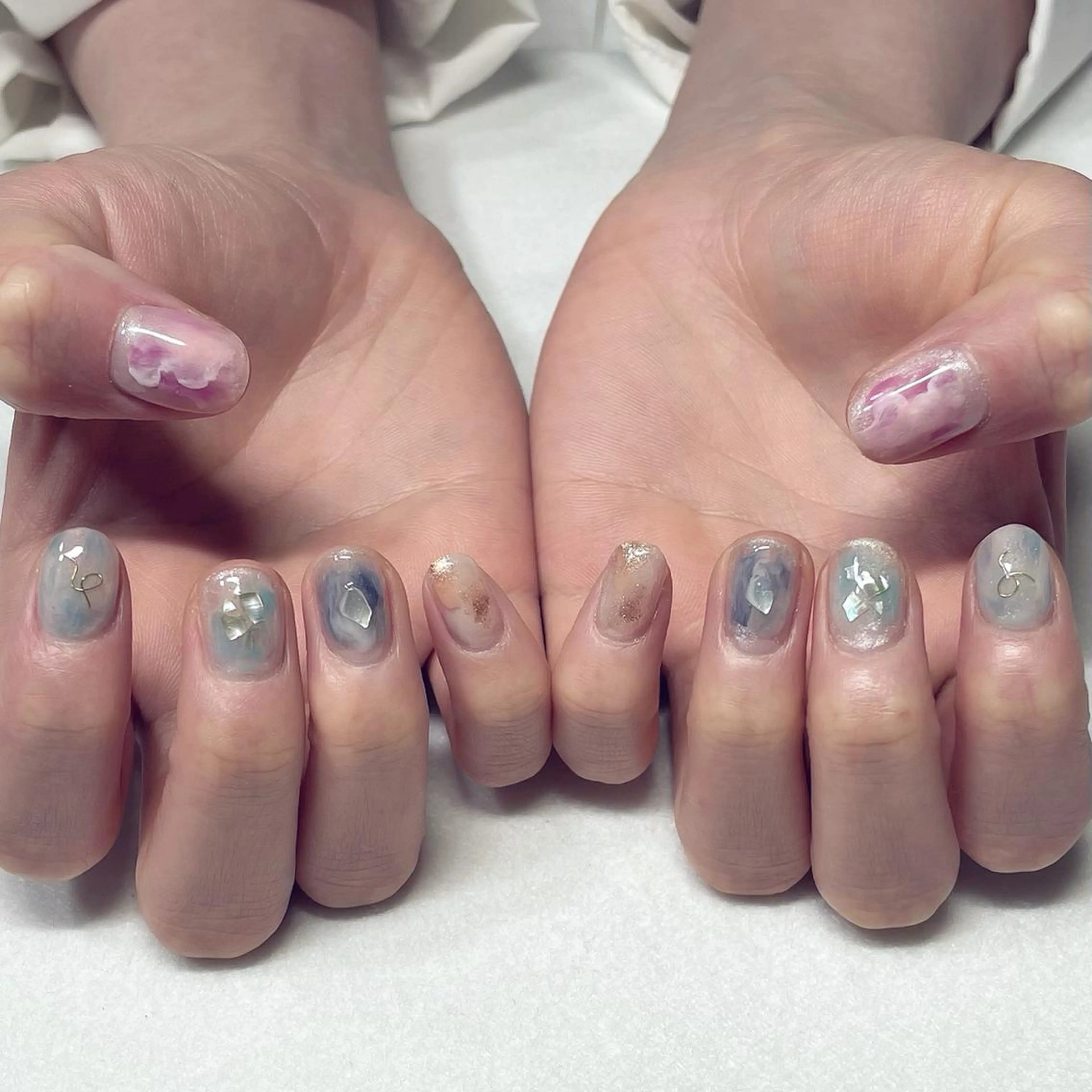 ネイル ジェルネイル 東 千夏のネイルデザイン