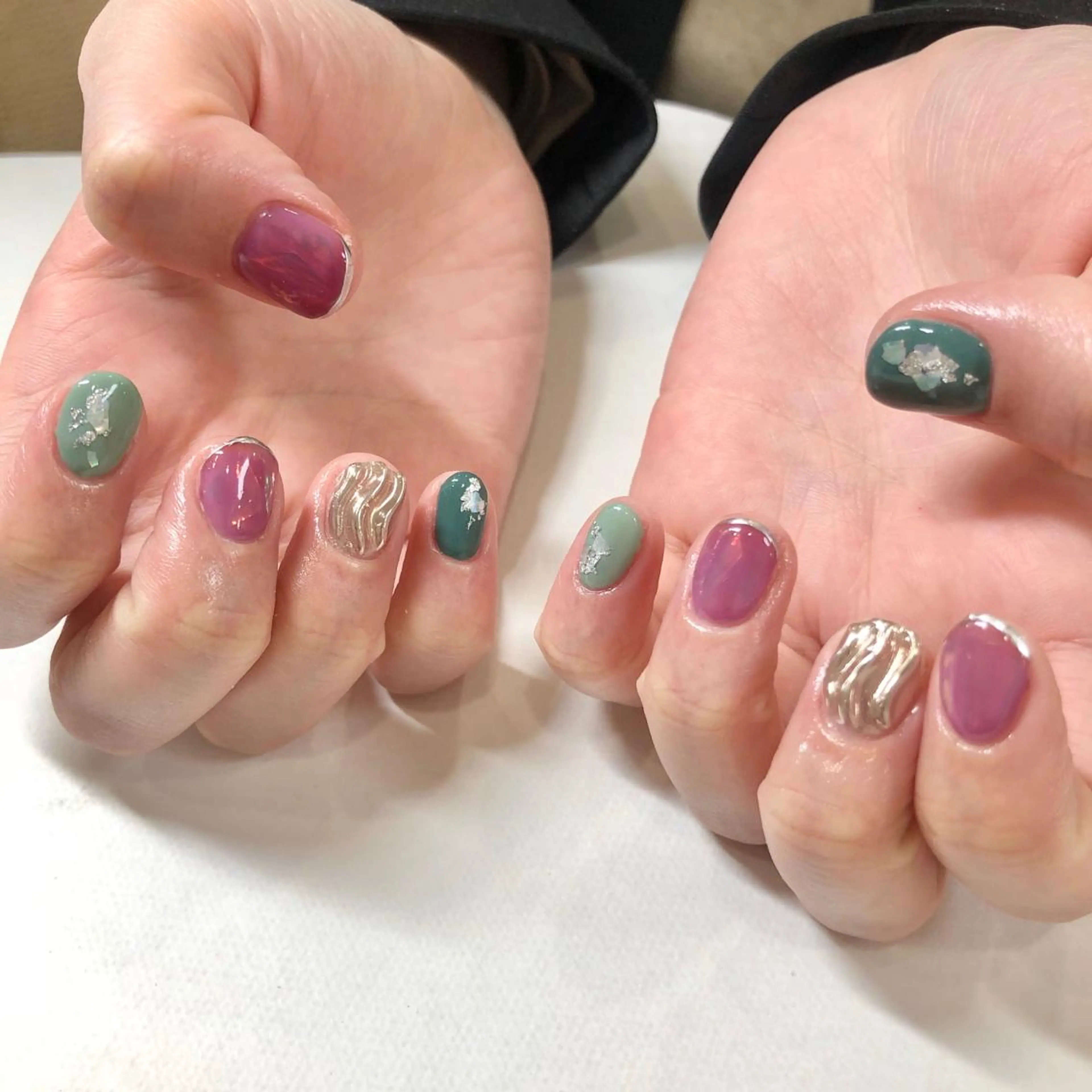 ネイル ニュアンスネイル 春ネイル 🎀AYAKO 🎀中韓ネイルのネイルデザイン