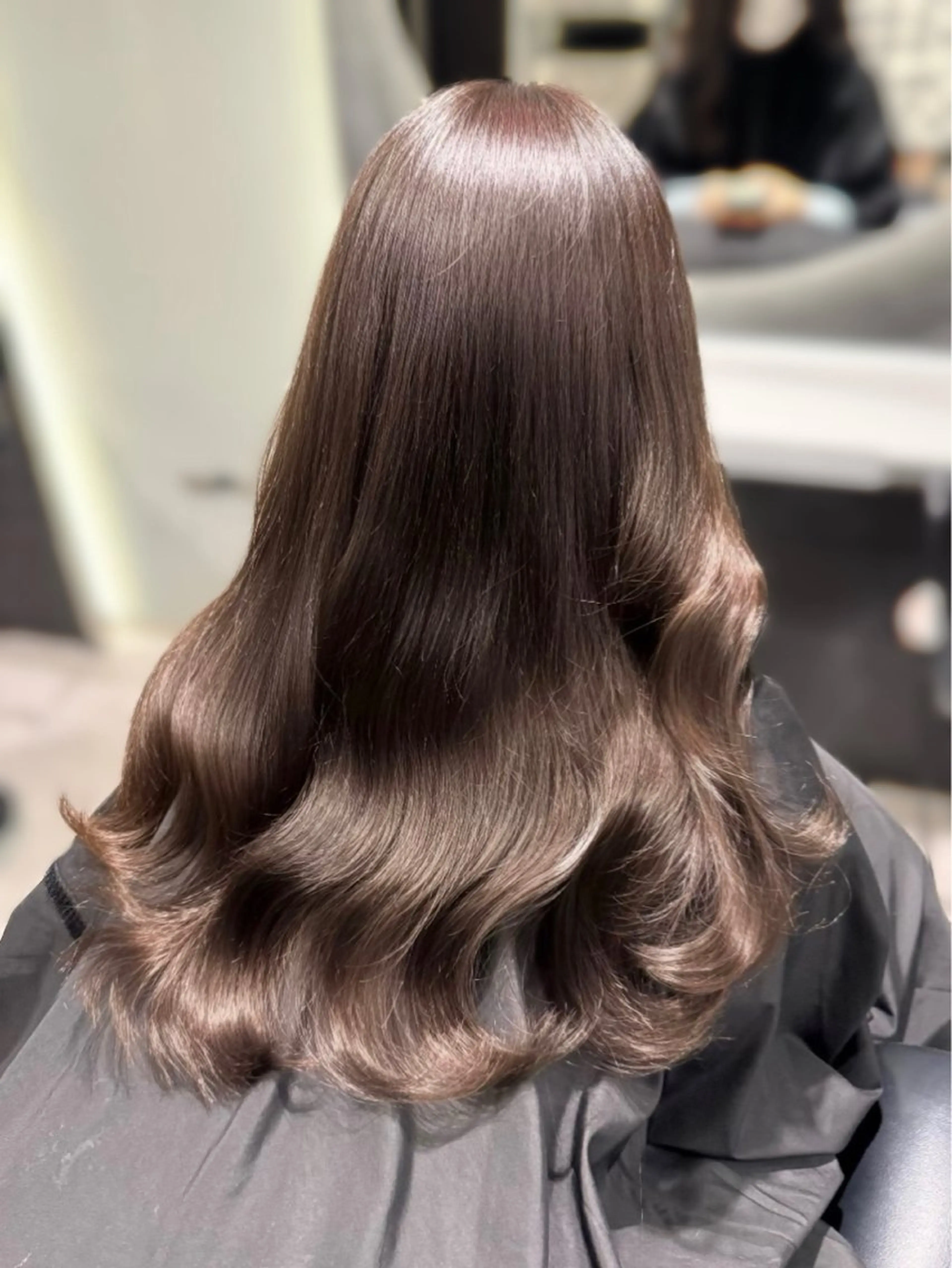 セミロング カラー 韓国JUNOヘア narumi‎🤍のヘアスタイル