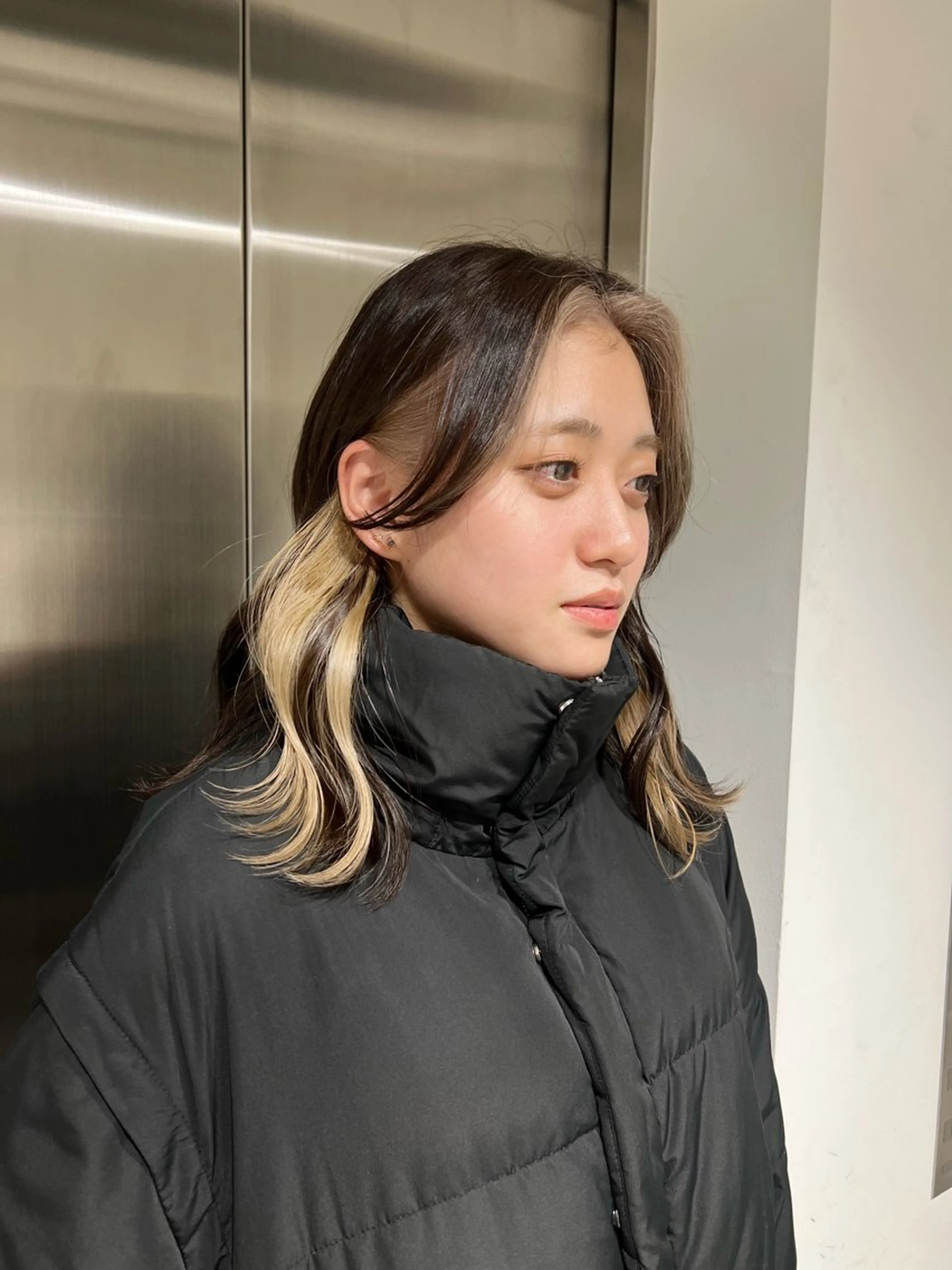 セミロング カラー ヘアカラー トリートメント レイヤー/透明感 カラー🌿KANTAのヘアスタイル