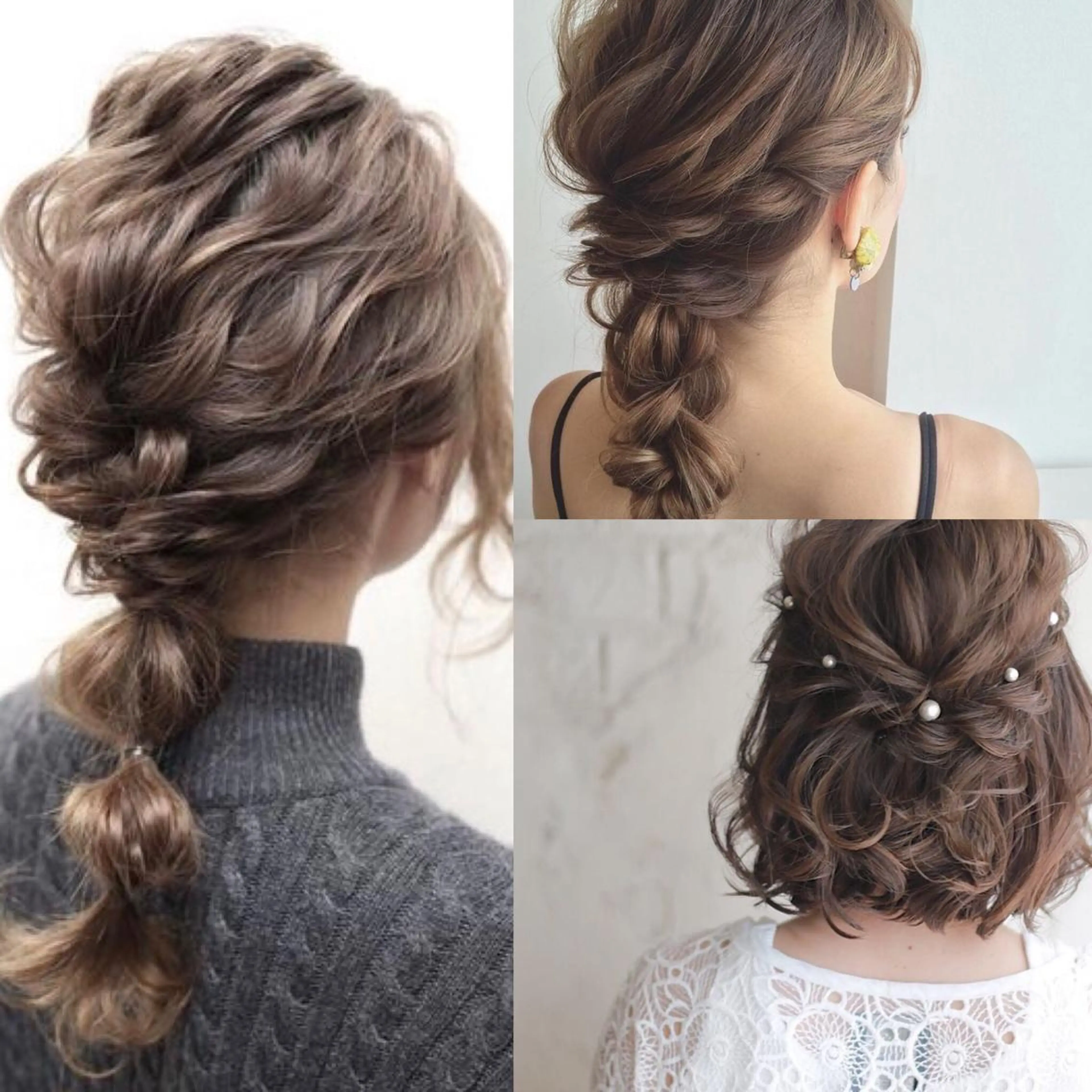 セミロング ヘアアレンジ 【公式】amble luxe池袋東口🩷のヘアスタイル