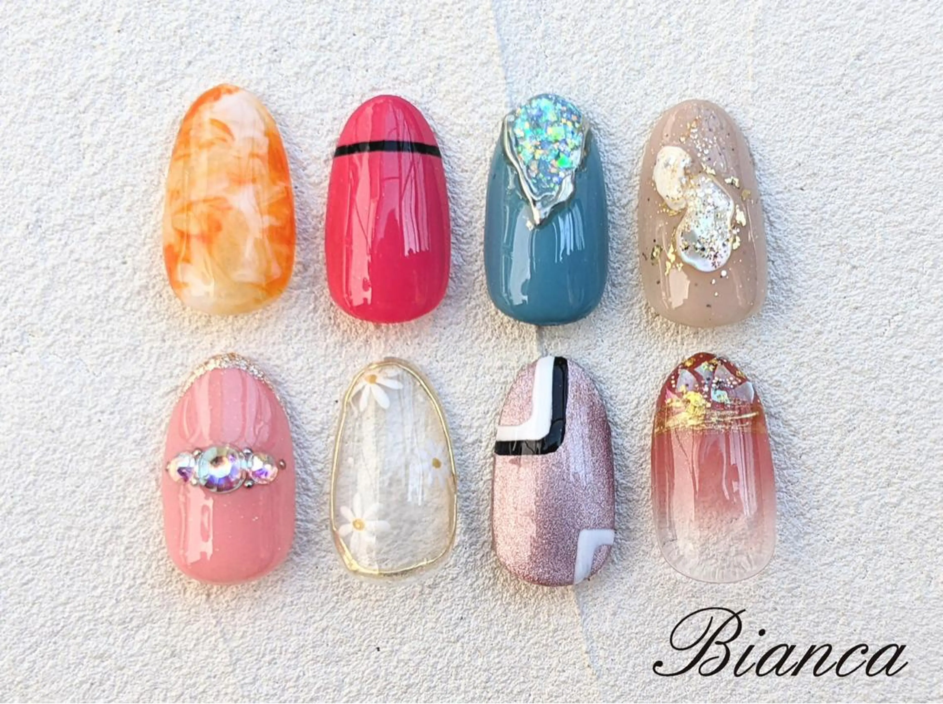ネイル ハンドネイル Bianca栄店 みさとのネイルデザイン