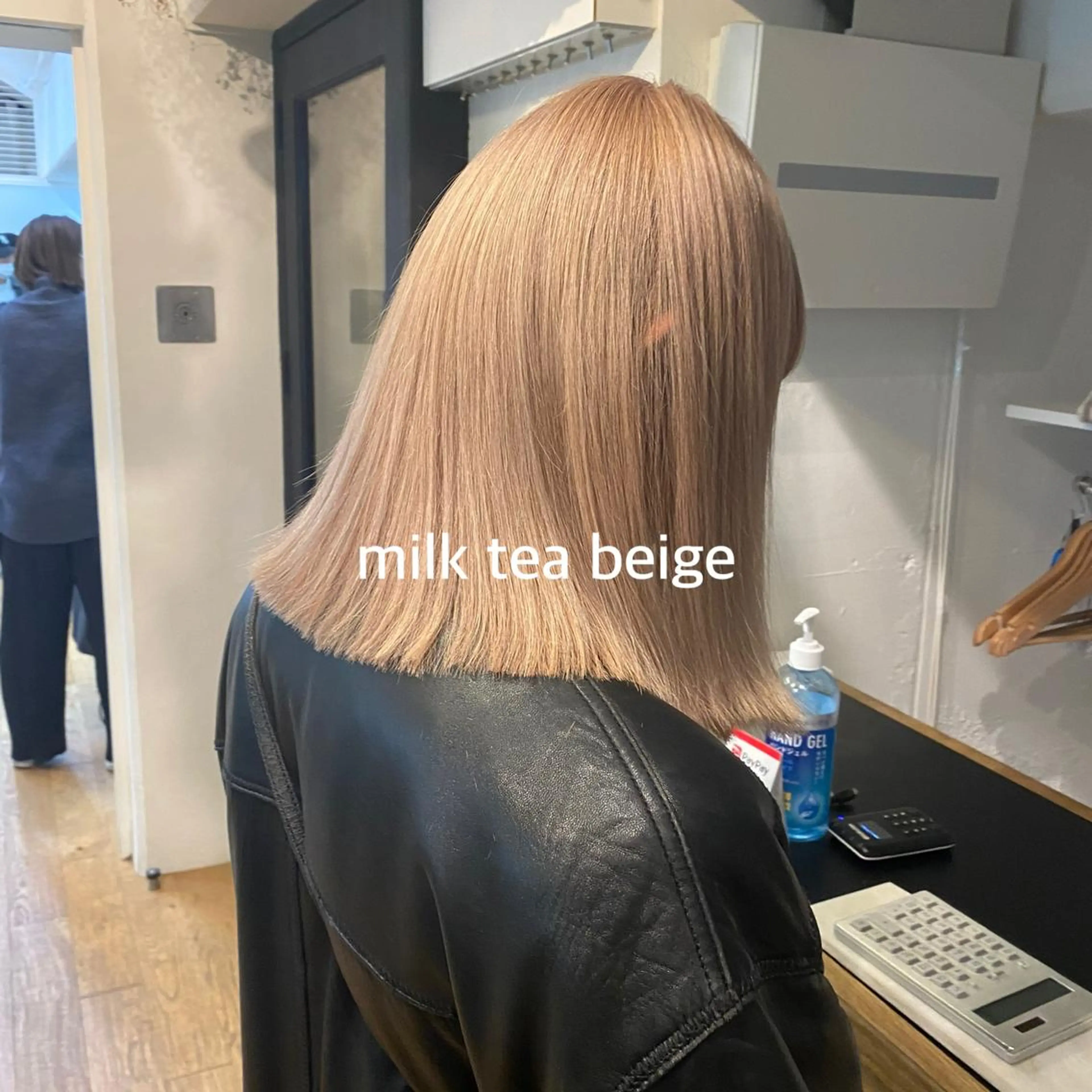 セミロング ヘアカラー トリートメント 暖色カラー推し/ トヤエリコのヘアスタイル