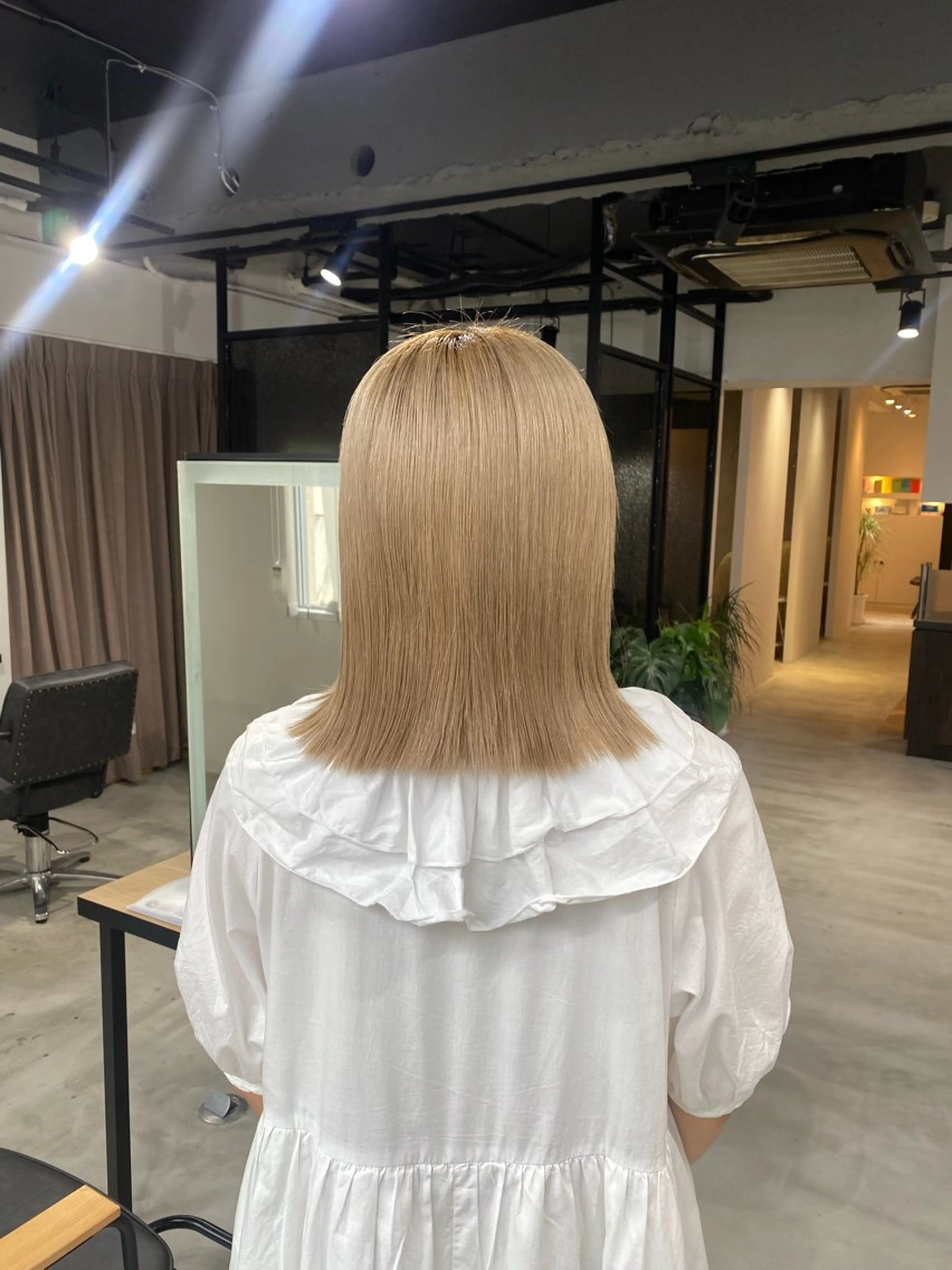 ミディアム ALLYS 渋谷店所属・最高級の艶のある カラーmei🎨のヘアスタイル