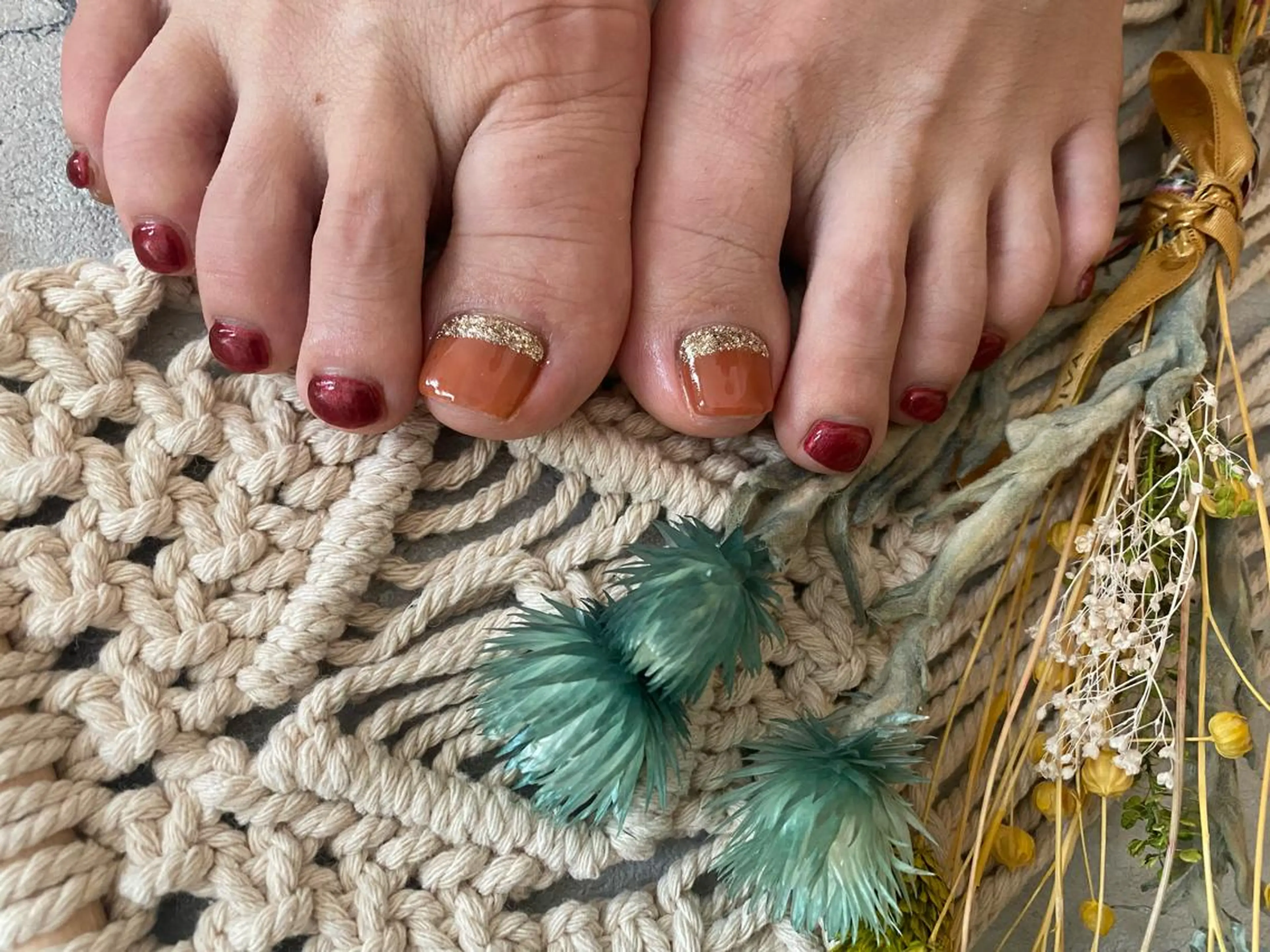 ネイル フットネイル ëmma nail_ by chulaのネイルデザイン