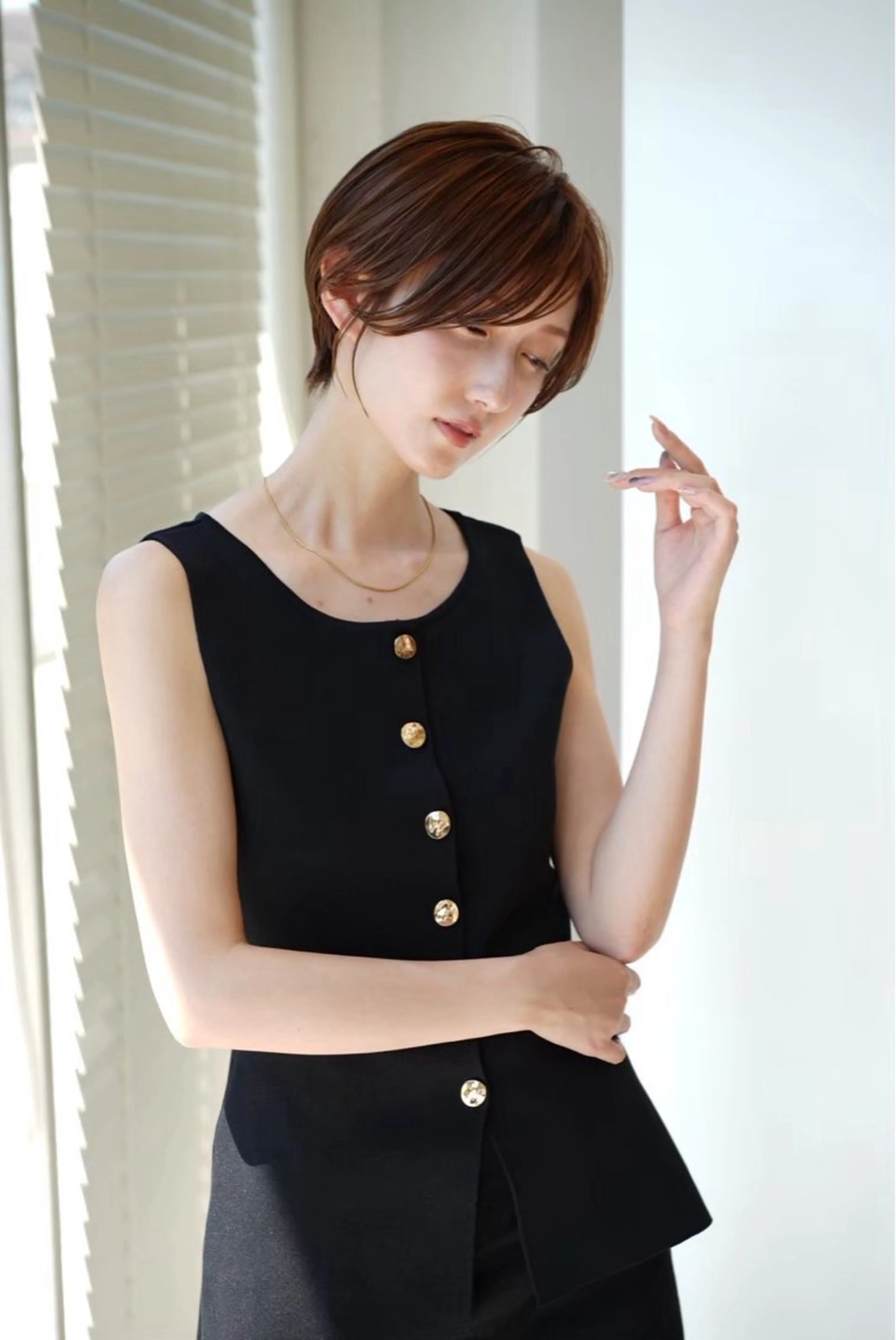 ショート カラー 加賀 千聖 /soigneのヘアスタイル