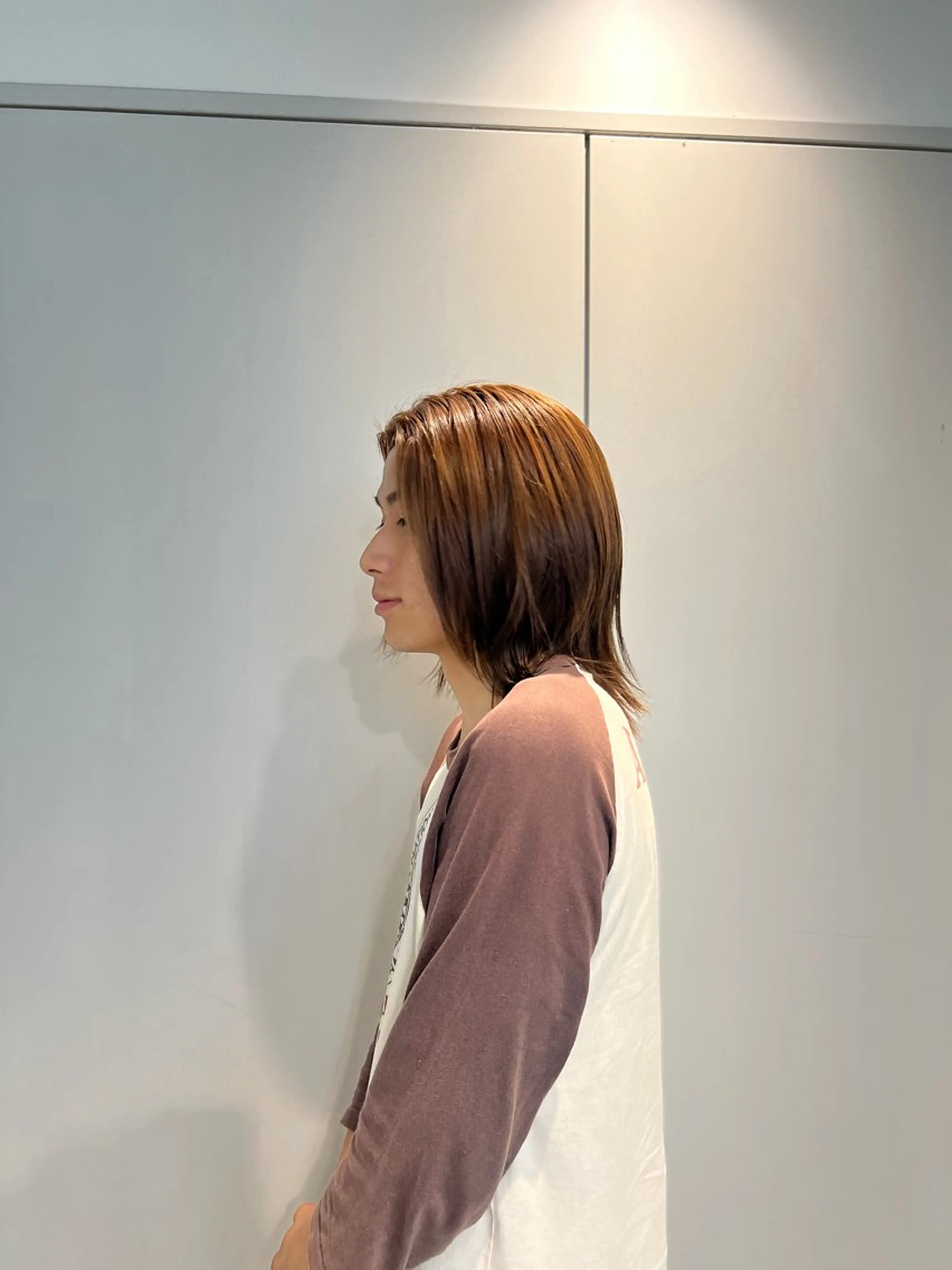 ミディアム メンズ ヘアカラー 🌀toa/波巻き✨ /メンズパーマ／栄のヘアスタイル