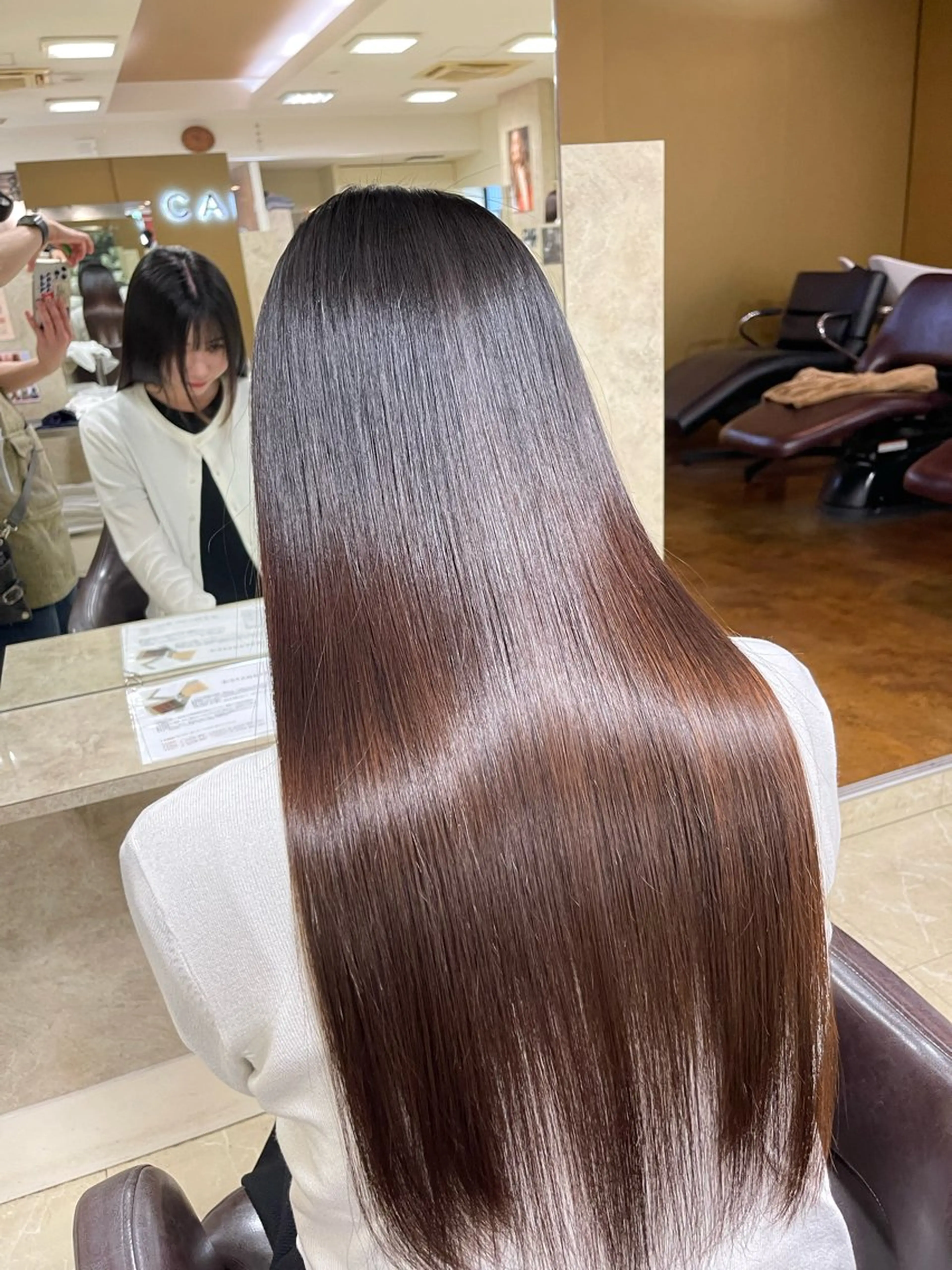 ロング 髪質改善 縮毛矯正 CARE SHINSAIBASHI所属・縮毛・酸性ストレート 専門 今井のヘアスタイル