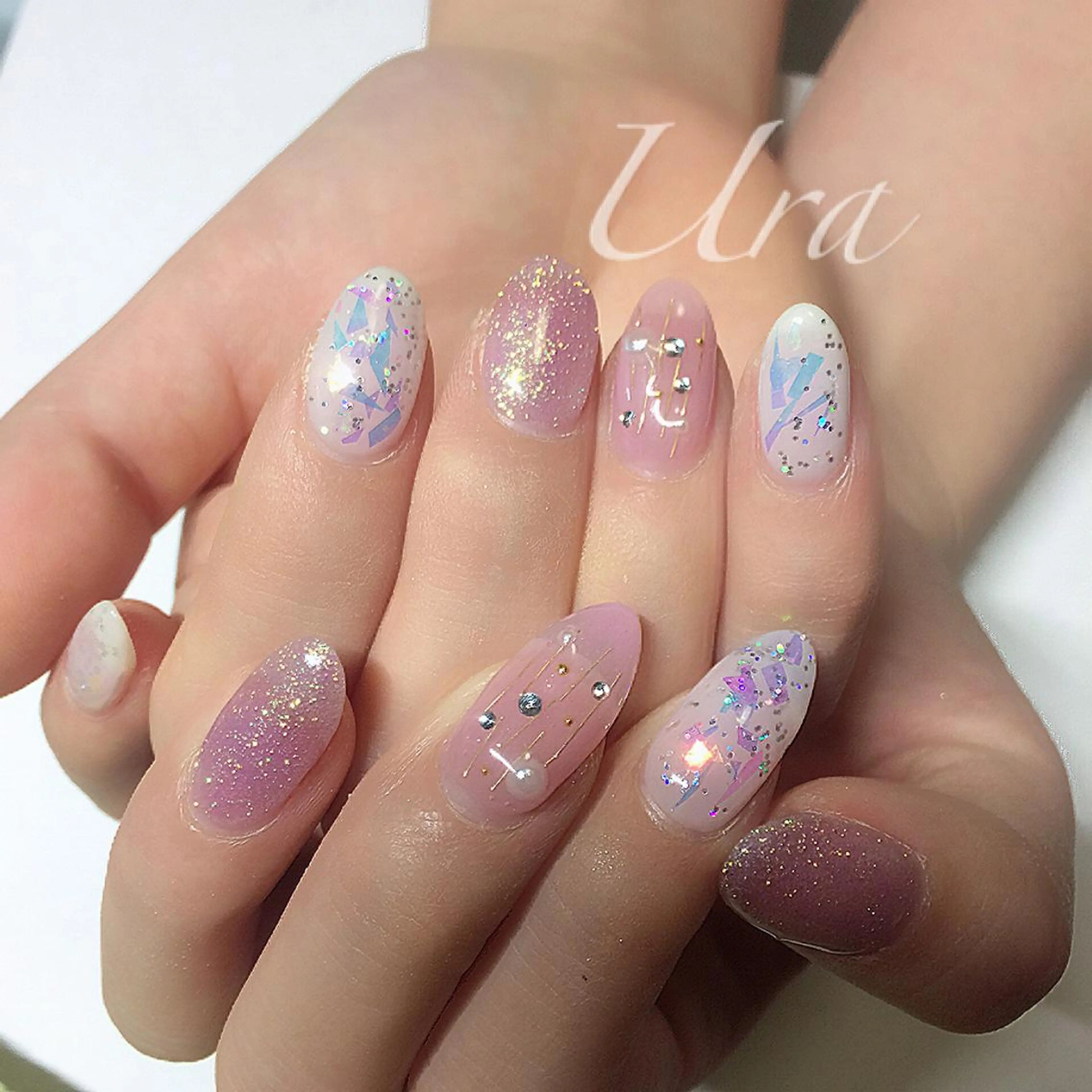 ネイル クリアネイル UrakoNail 《nail》のネイルデザイン