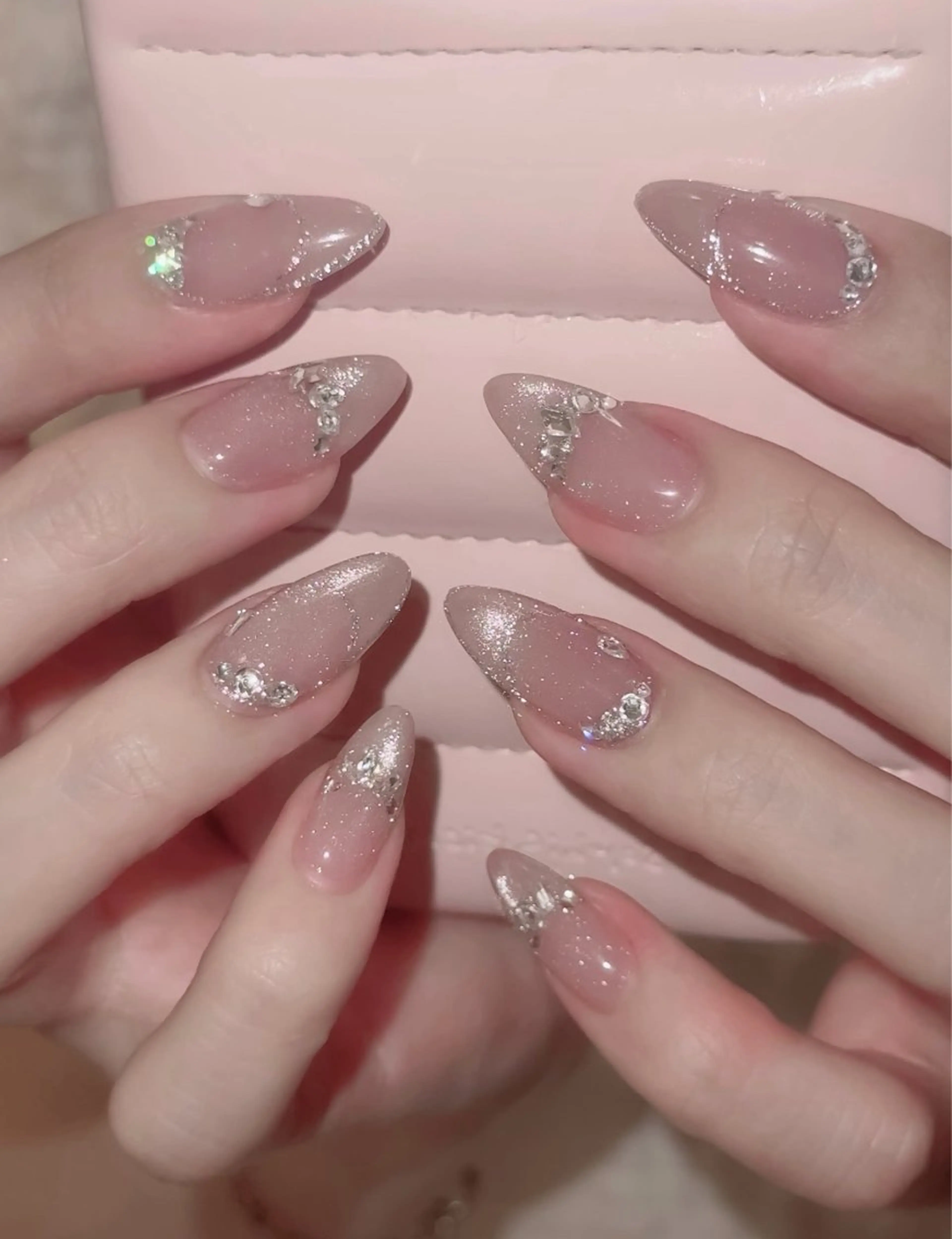 自爪・上品マグネット／フラッシュネイル 7000-¥6500の写真