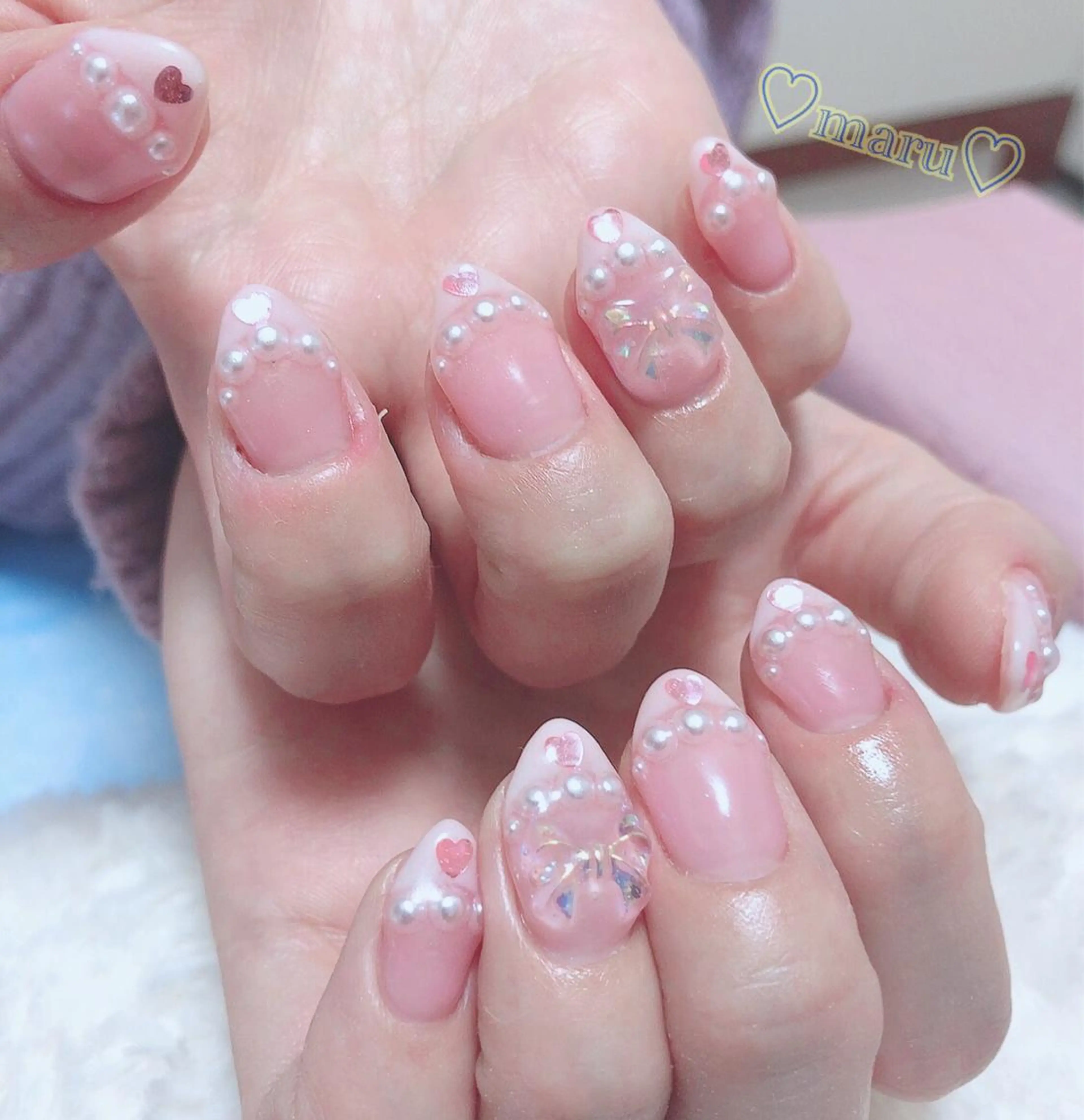 ネイル ハンドネイル フットネイル まるみ ♡のネイルデザイン