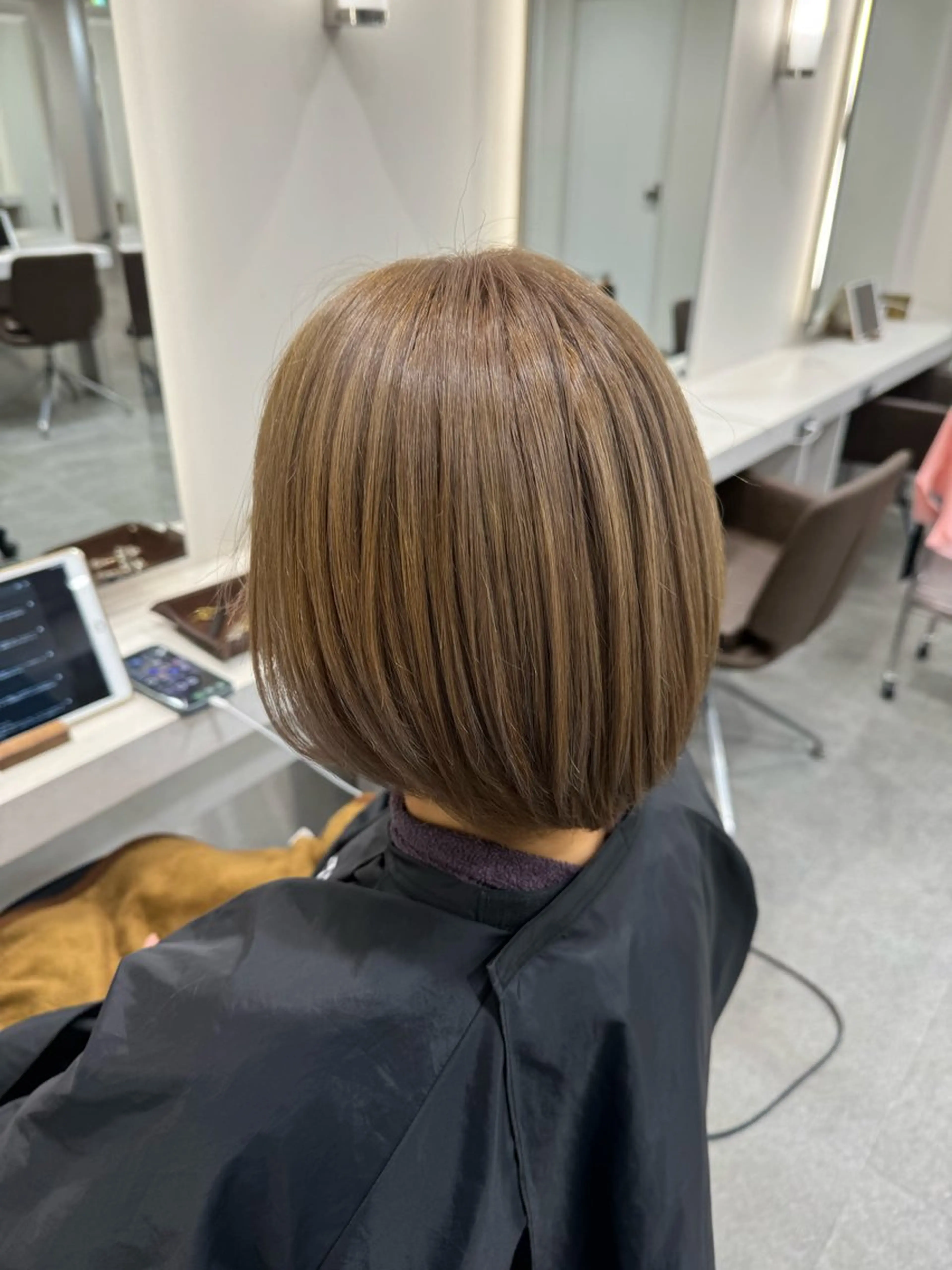 カラー 韓国レイヤーカット/ 美髪矯正/YUIのヘアスタイル