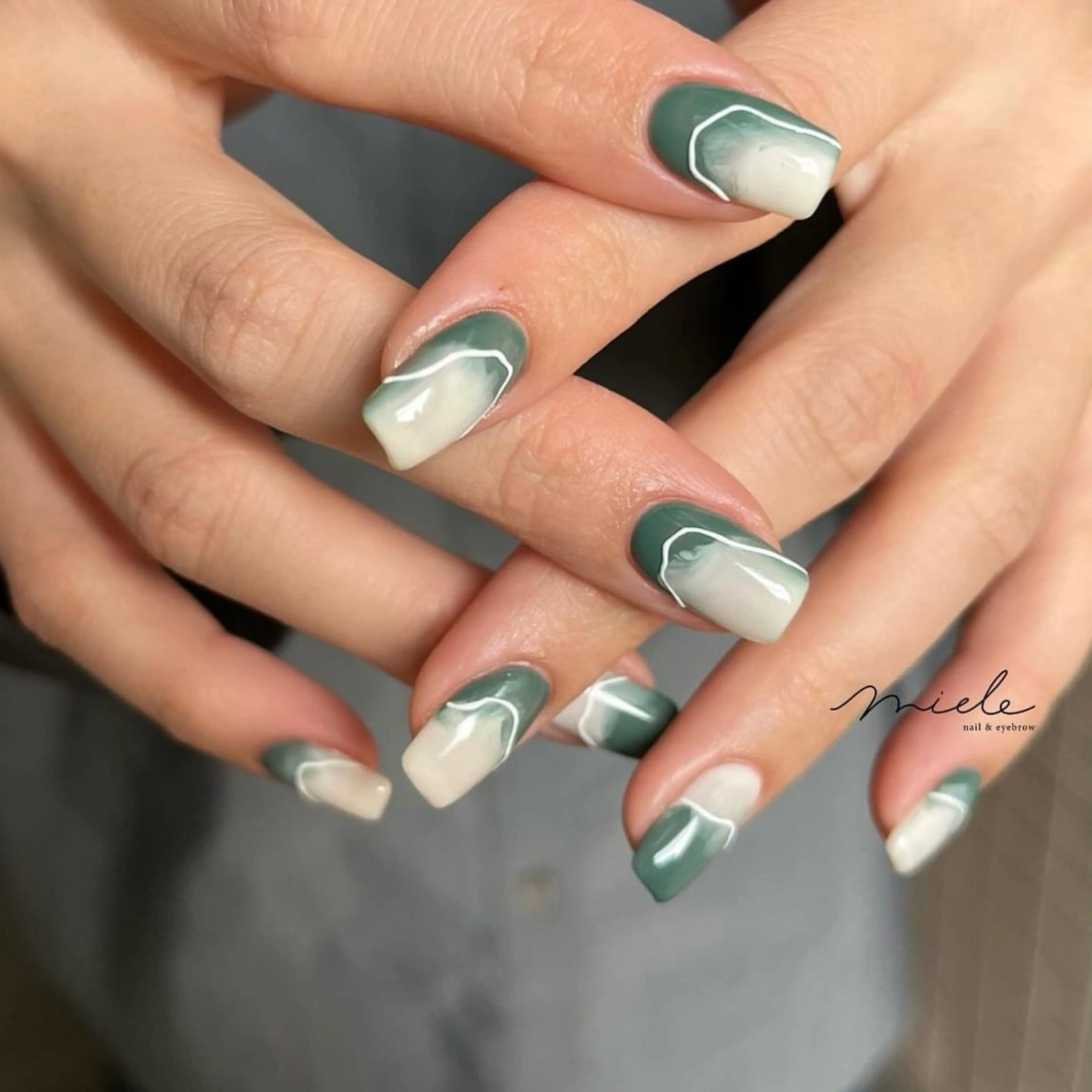 ネイル ハンドネイル miele【ミエレ】 シンプル一癖のネイルデザイン
