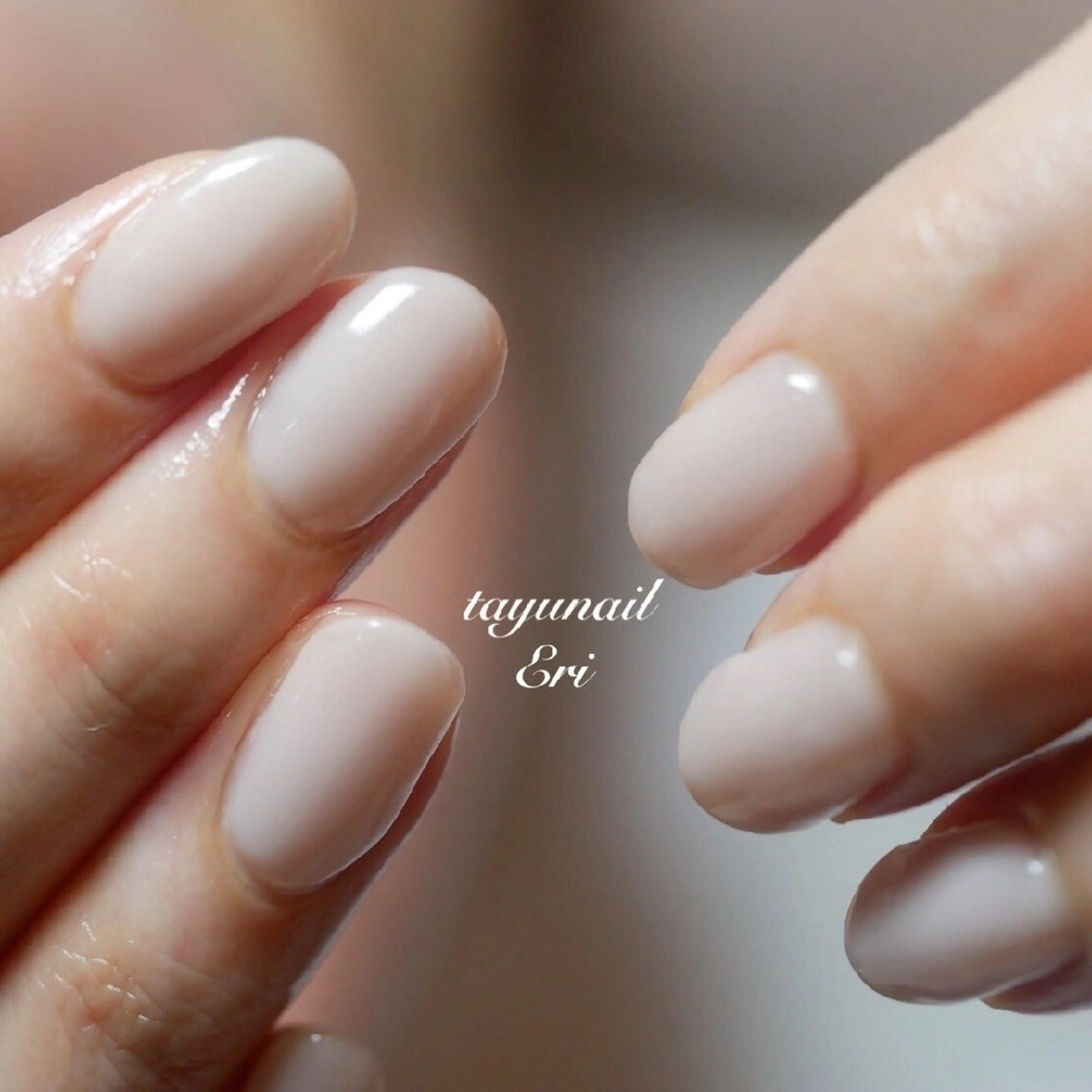 ネイル ジェルネイル ワンカラーネイル パラジェル シンプルネイル 春ネイル ネイルサロン・ネイルスクール　たゆnail所属・ネイルサロン 【たゆnail】のネイルデザイン