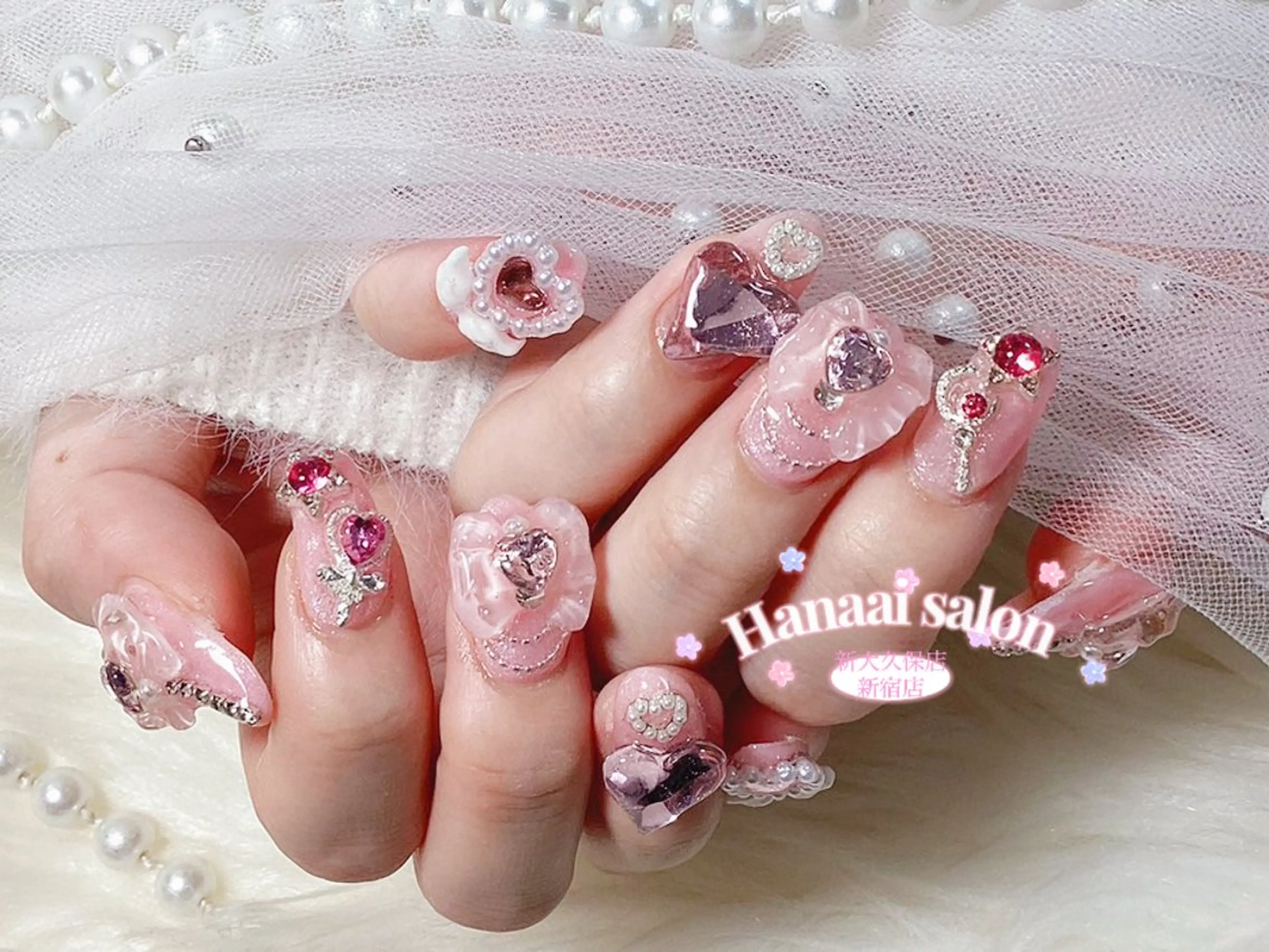 ネイル ハンドネイル Hanaai Salon新宿店のネイルデザイン