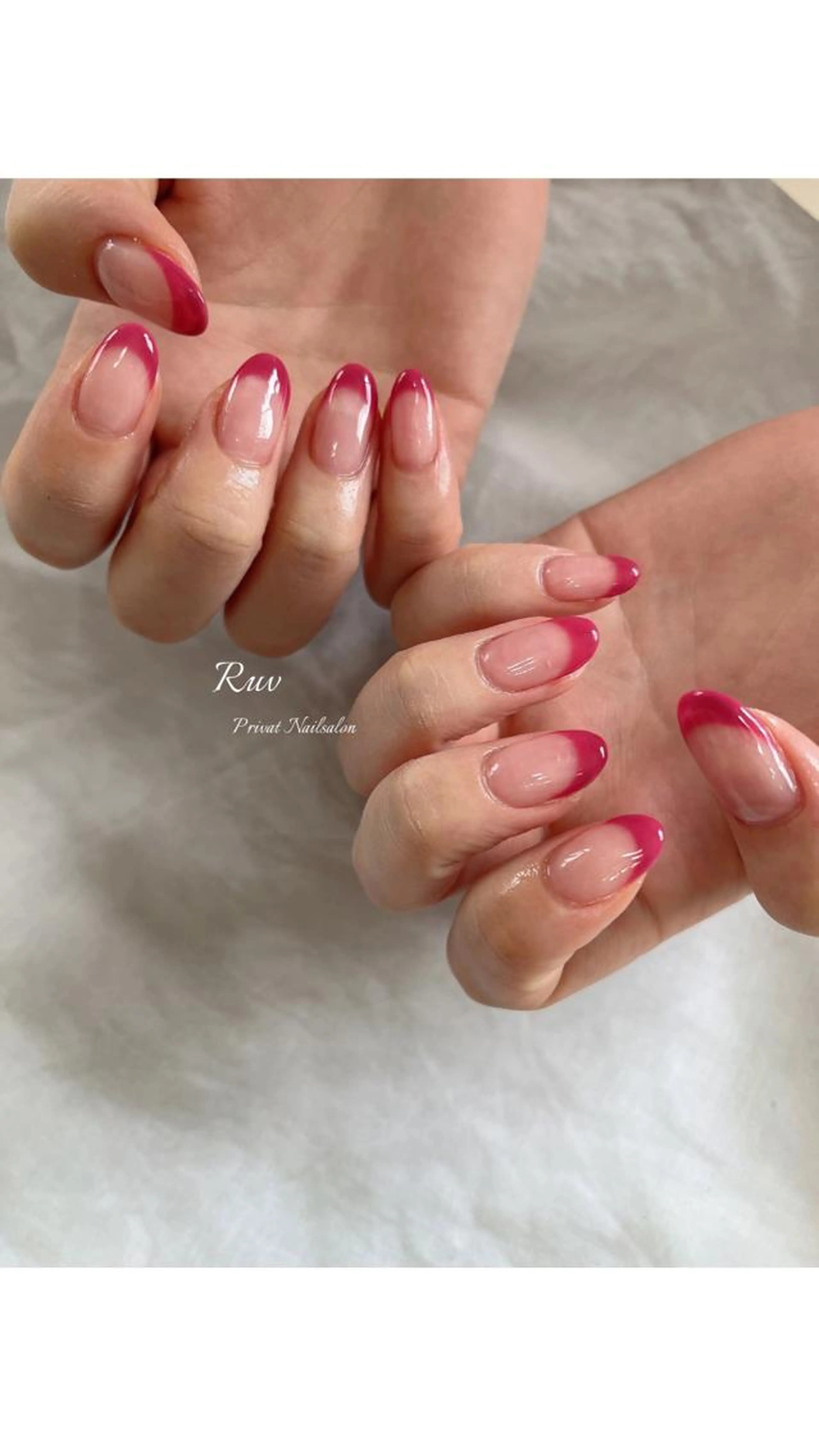 グラデーションorフレンチのみの写真