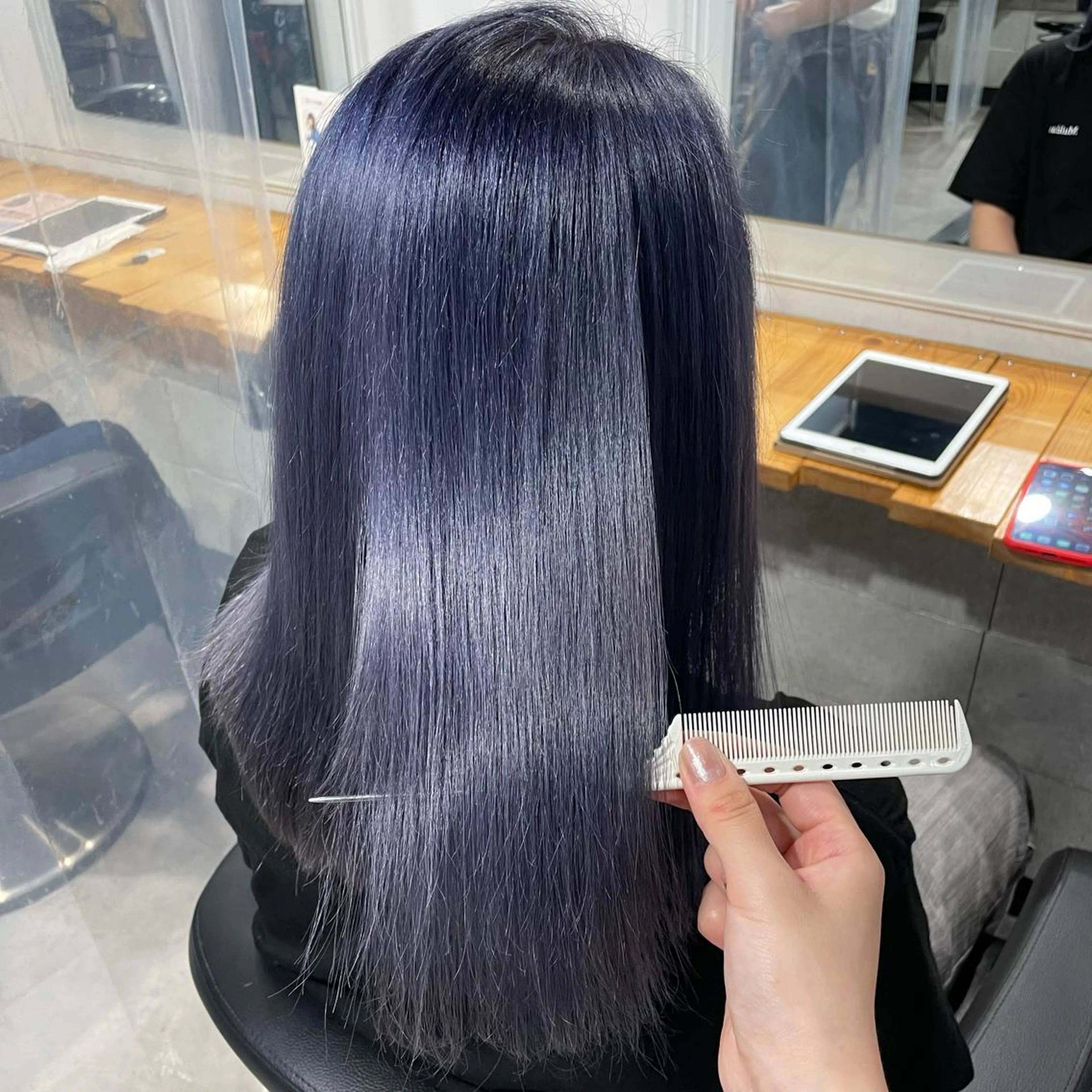 ロング ヘアアレンジ ネイル ヘアカラー トリートメント ヘッドスパ 韓国Style♡ Nanami🇰🇷のヘアスタイル