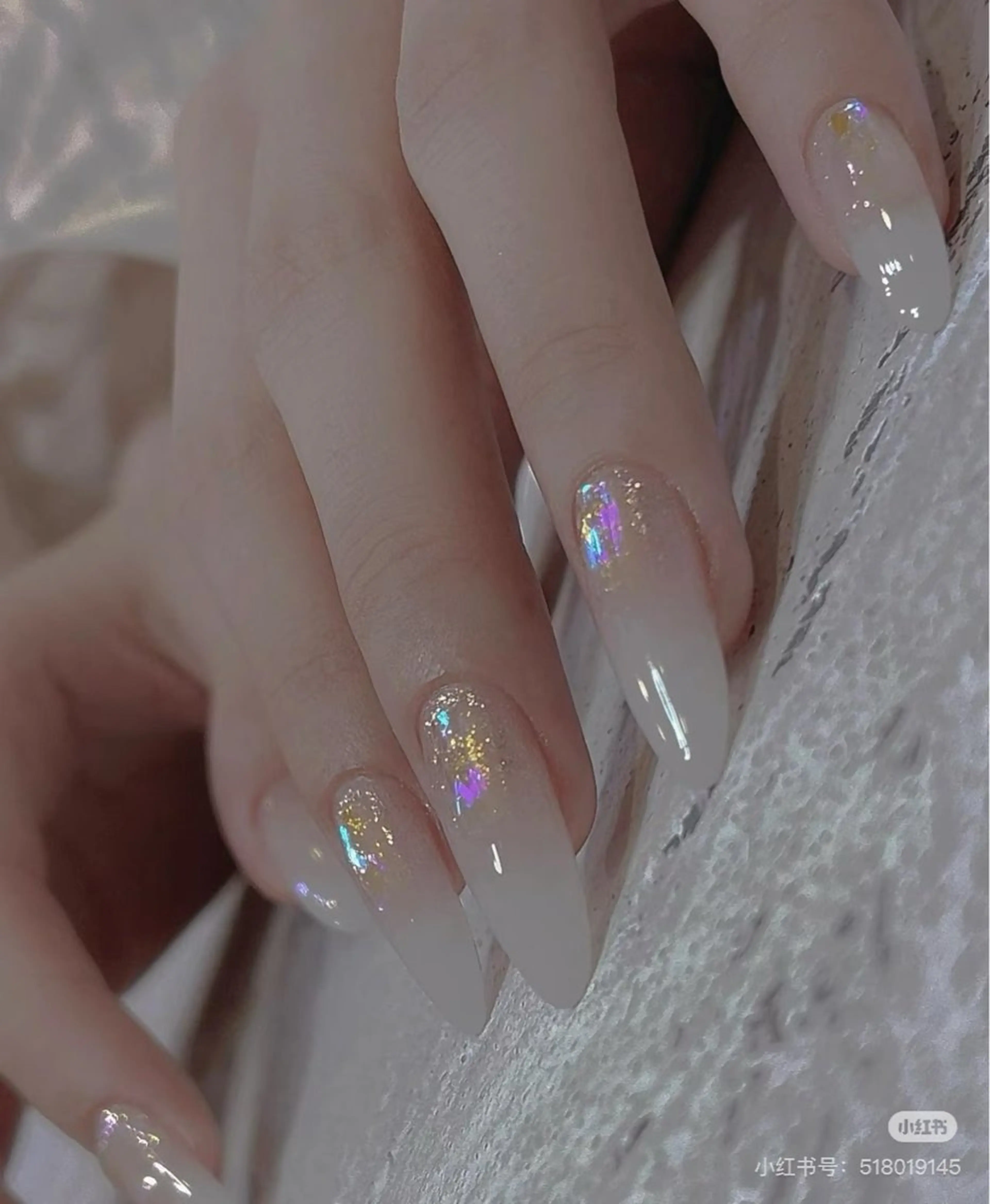 ネイル グラデーション ラメ(グリッター) ラメグラデーション カジ Watariのネイルデザイン