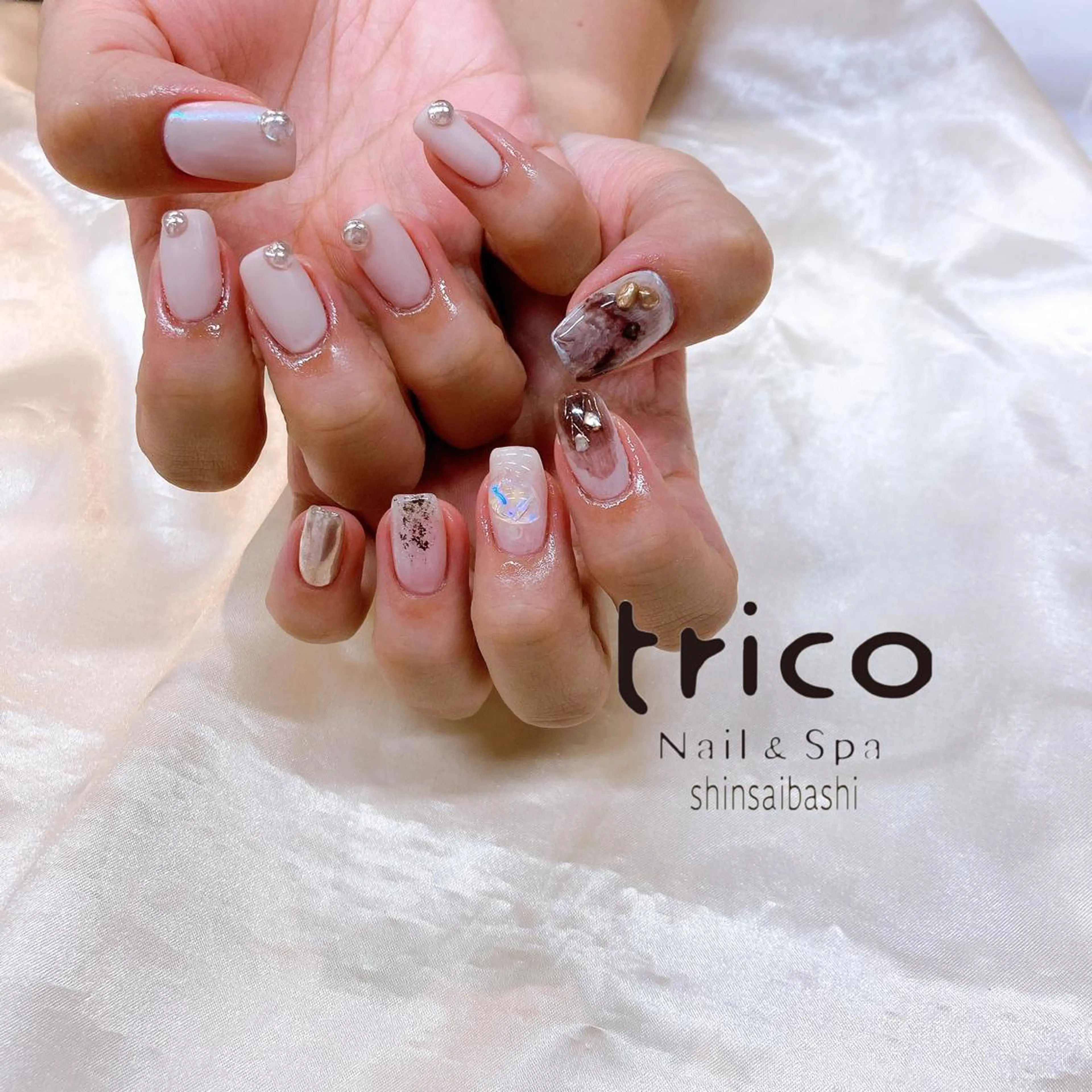 ネイル ハンドネイル 竹本 恵美のネイルデザイン