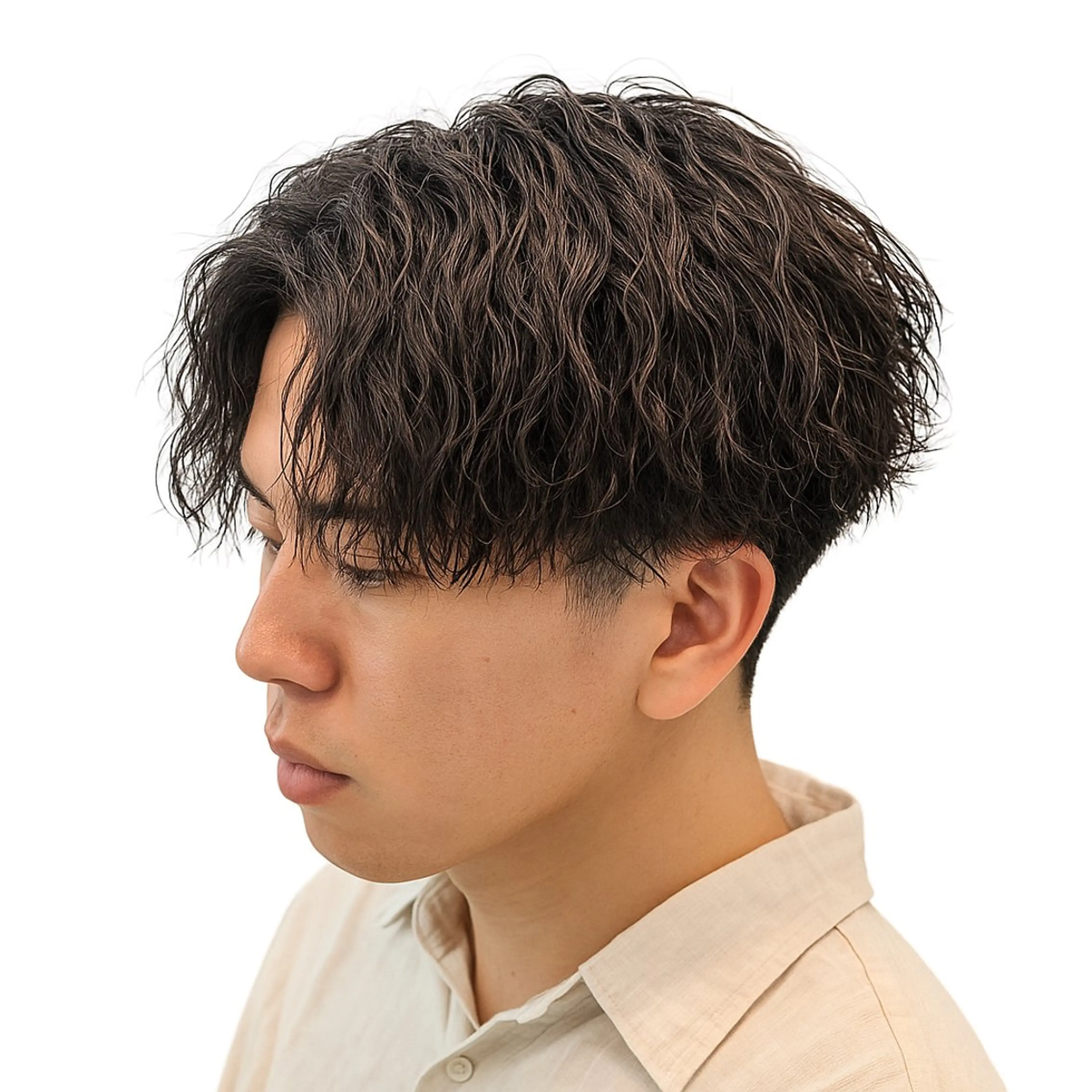ショート カラー パーマ ヘアアレンジ メンズ キッズ 🔷横浜1のパーマ 職人🔷将太郎のヘアスタイル