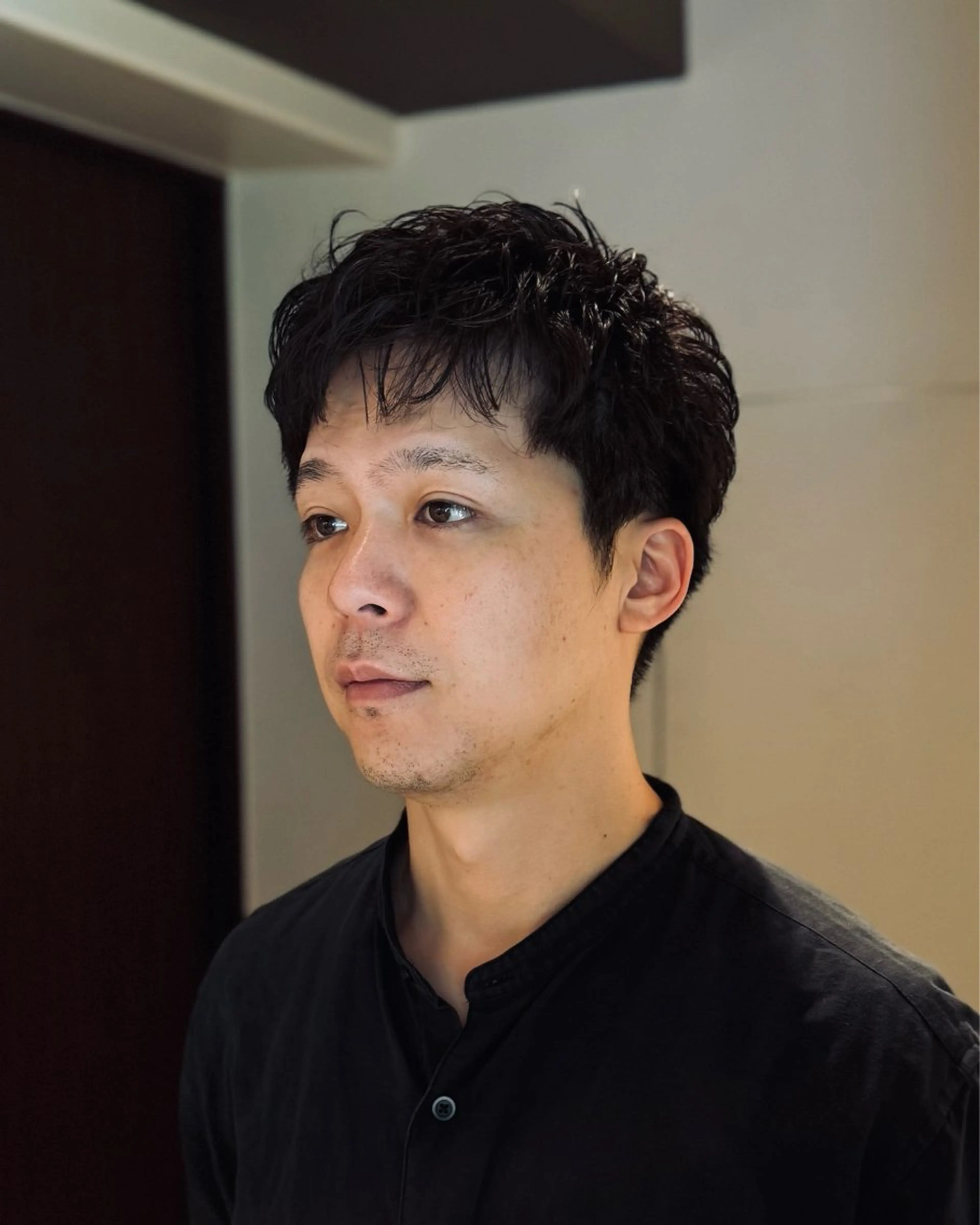 ショート パーマ メンズ メンズパーマ 刈り上げ メンズベリーショート ベリーショート ショートヘア カット パーマ スパイキーショート 大人パーマ 丸山のヘアスタイル