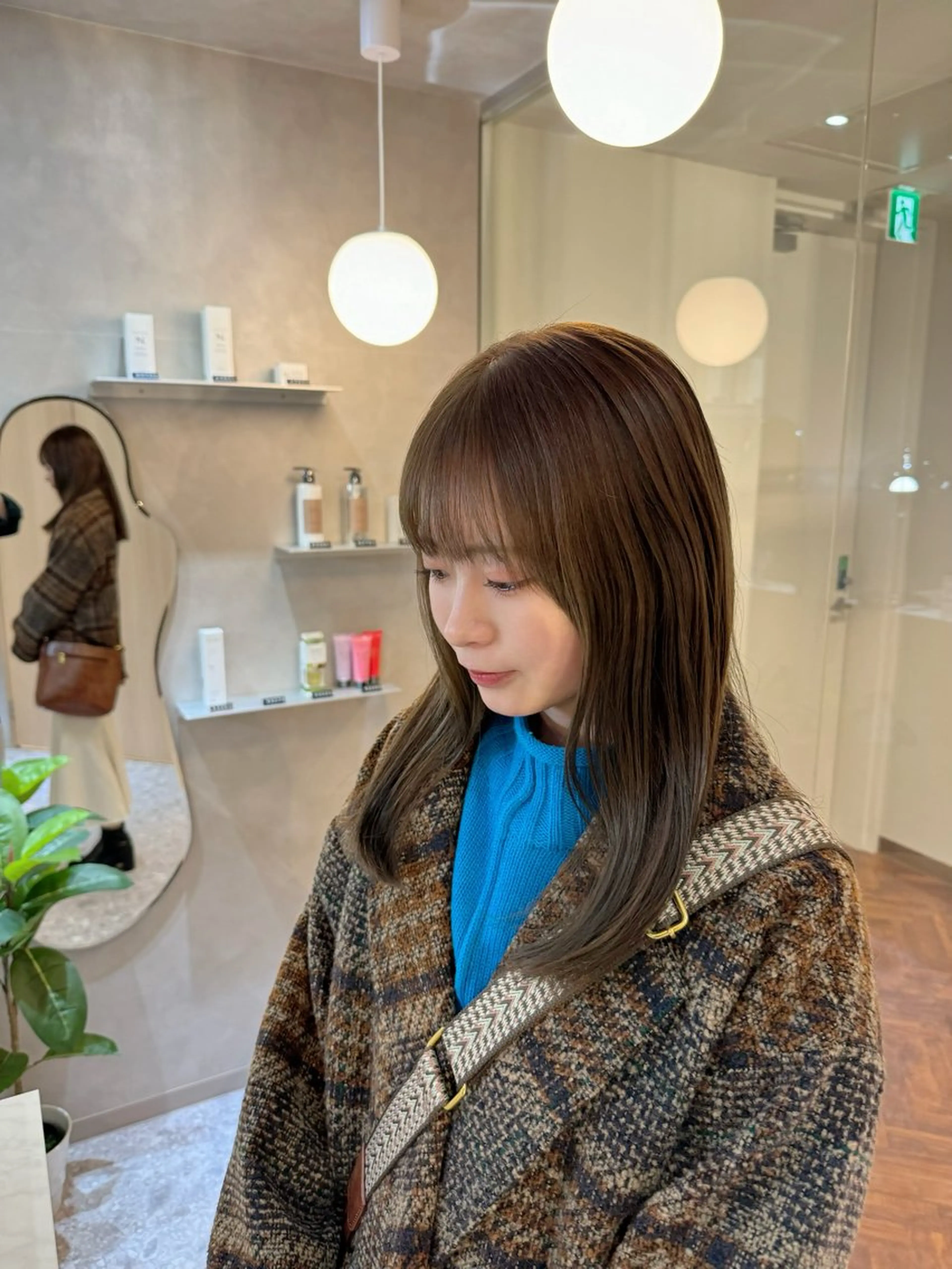 セミロング Tink　天神店所属・今村賢治/メンズ/ レイヤー✨艶カラーのヘアスタイル