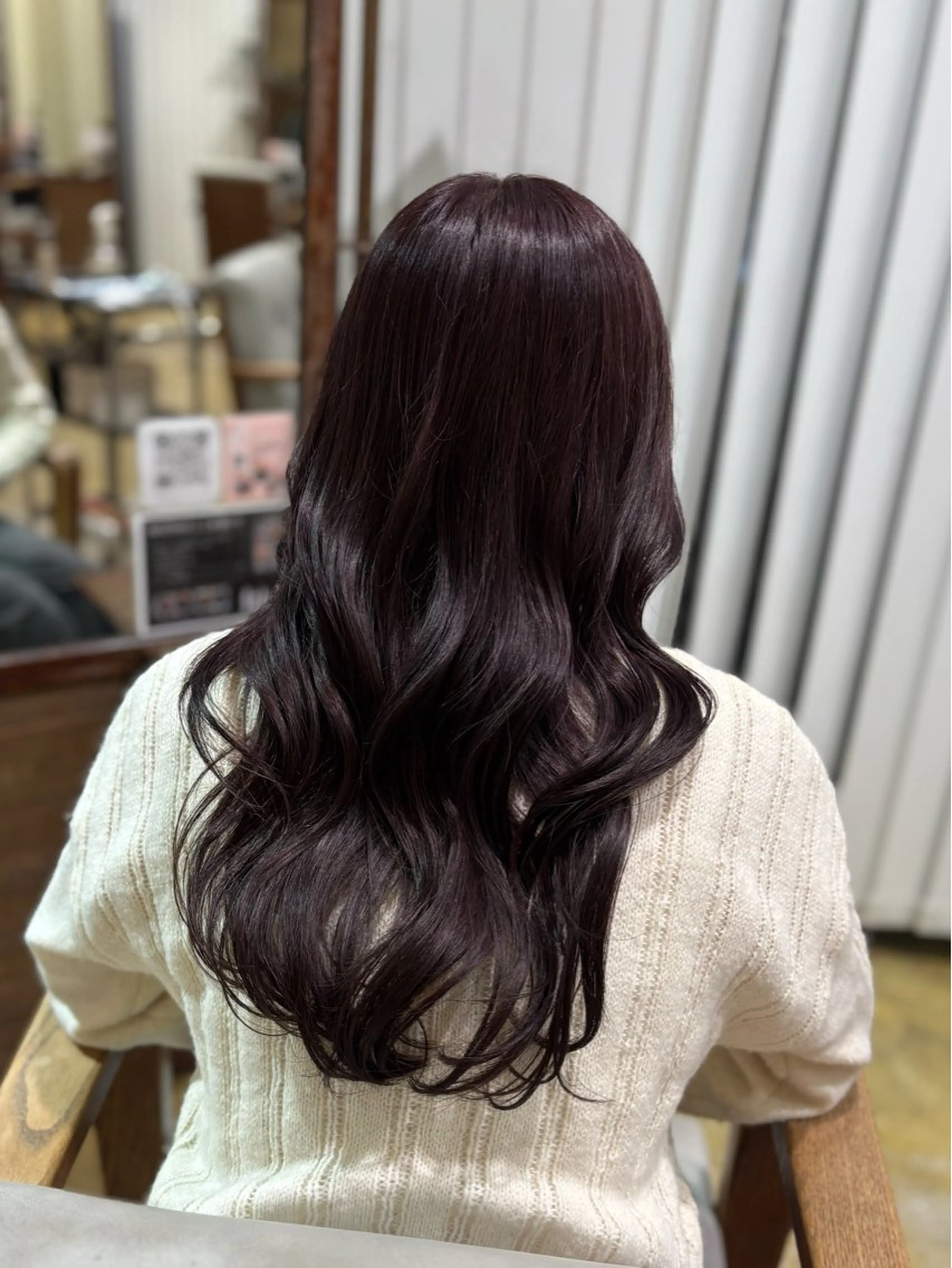 ロング カラー パーマ/カラーモデル ななほのヘアスタイル