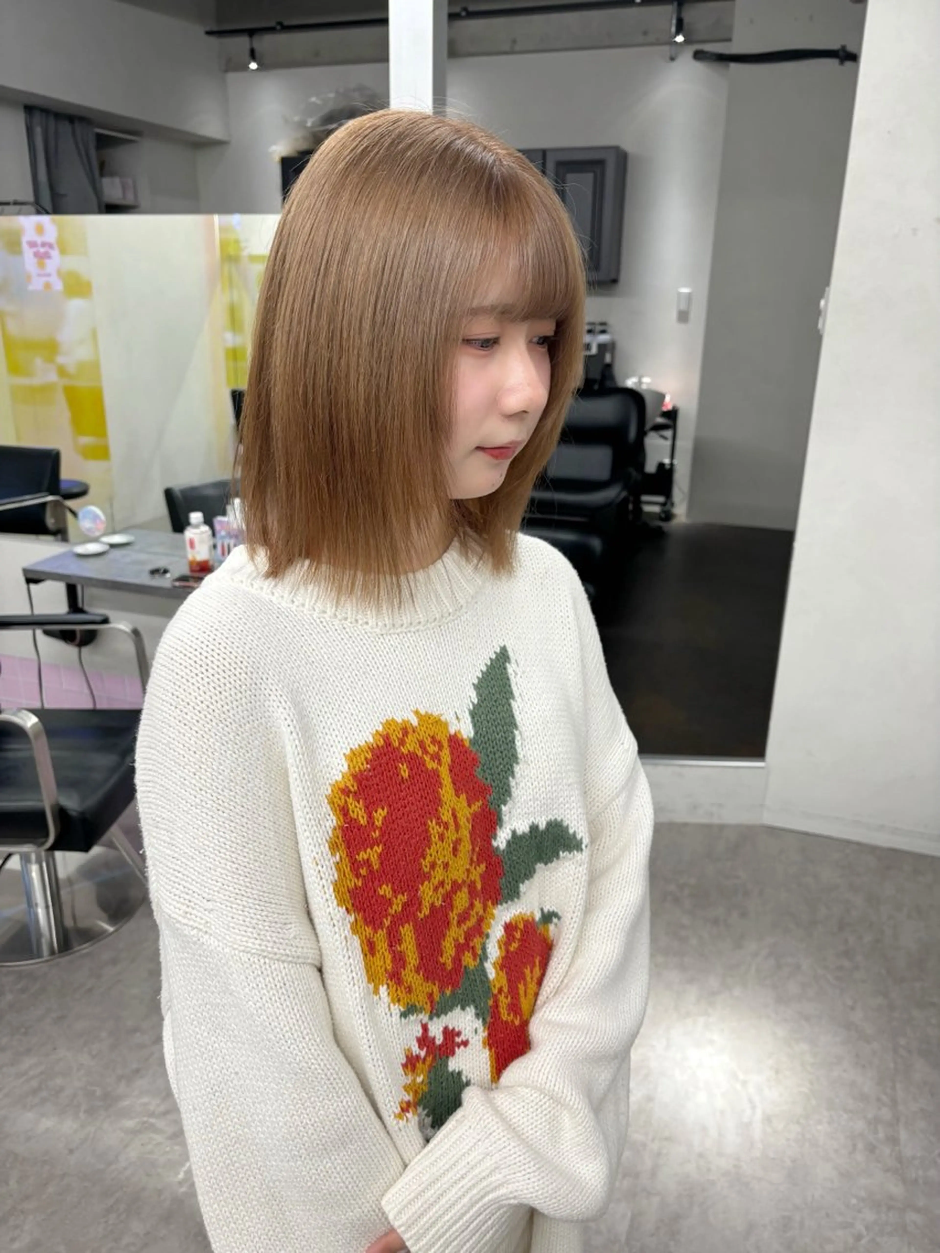 ショート ボブ 顔周りカット 苗代萌/ぷるツヤ髪 🫧／レイヤーカットのヘアスタイル