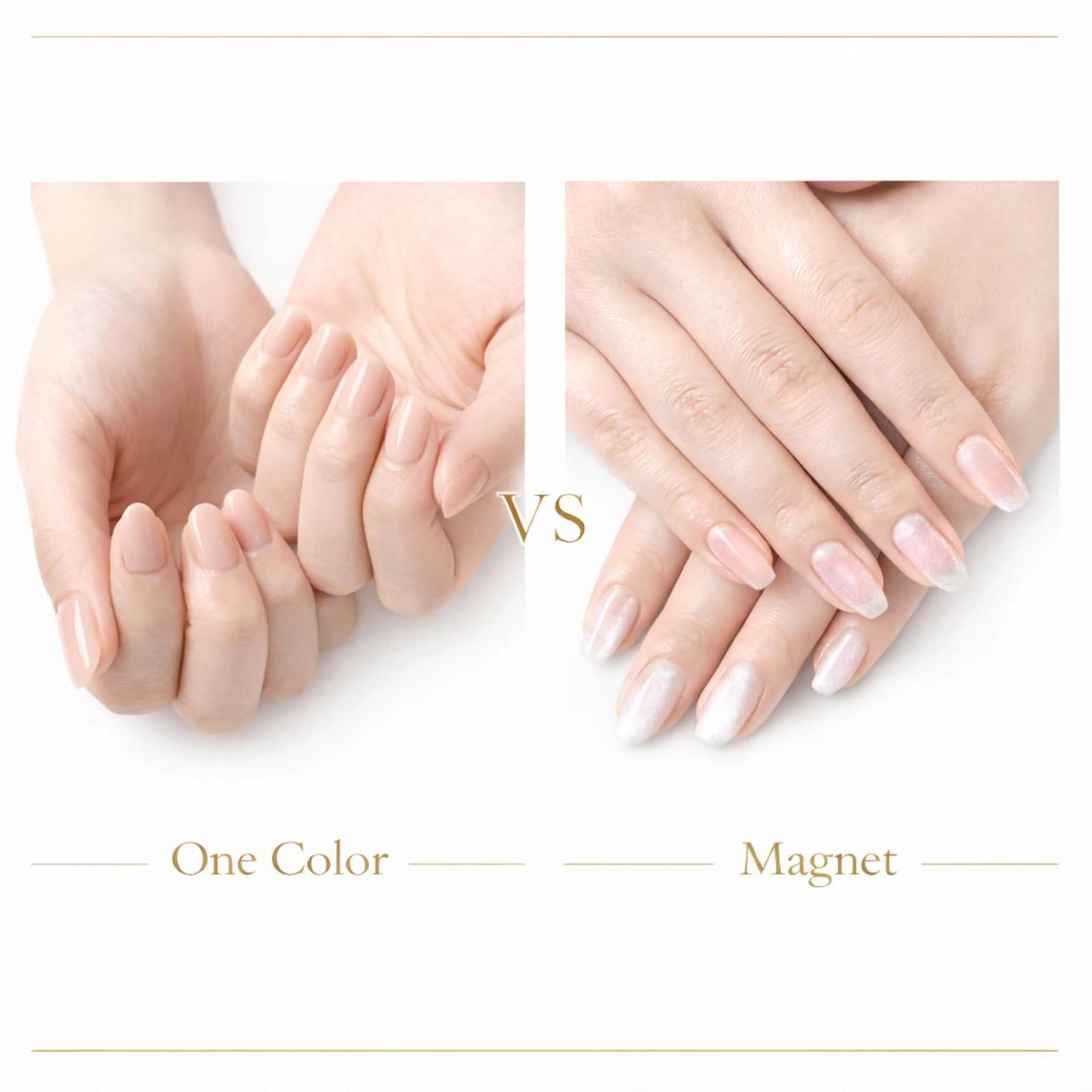 🫟ジェルネイルオフありオフなしどちらも🫟🩷ワンカラーorマグネット🩷💅HAND💅の写真