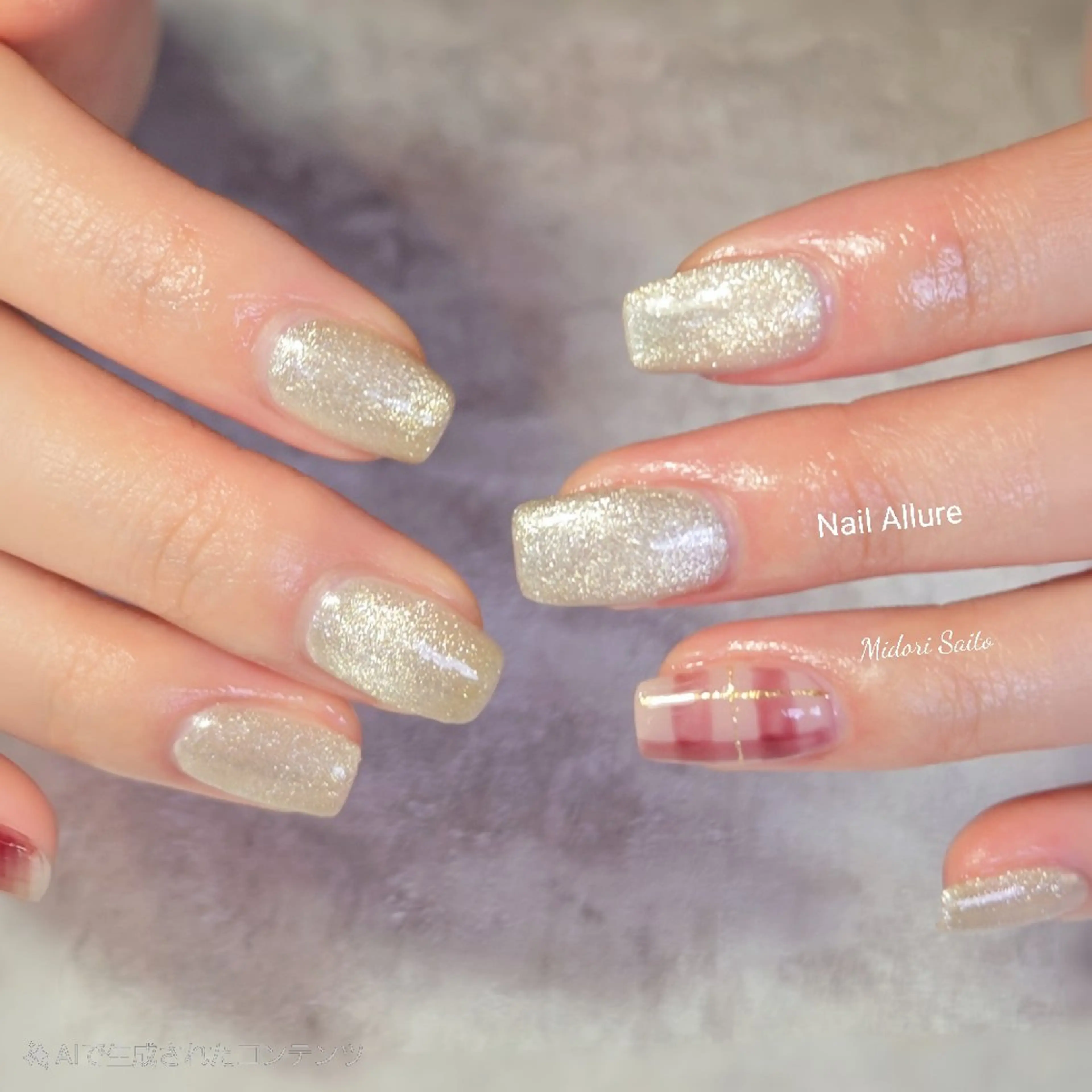 ネイル ジェルネイル スカルプネイル Nail Allure(ネイル アルーア)所属・Nail Allureのネイルデザイン