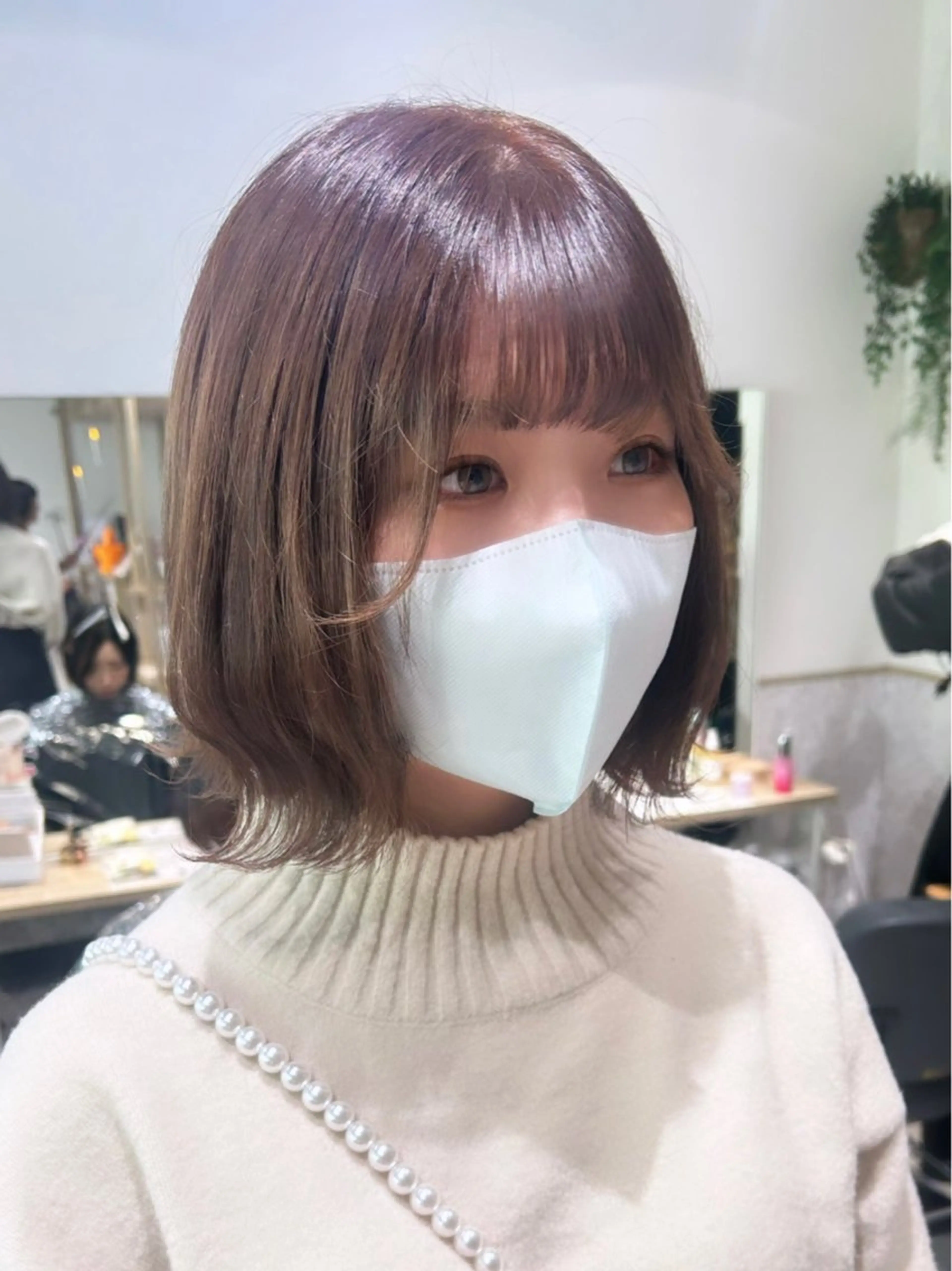 カラー ヘアカラー トリートメント ♡ハイトーン★ ネイル/しの♡のヘアスタイル