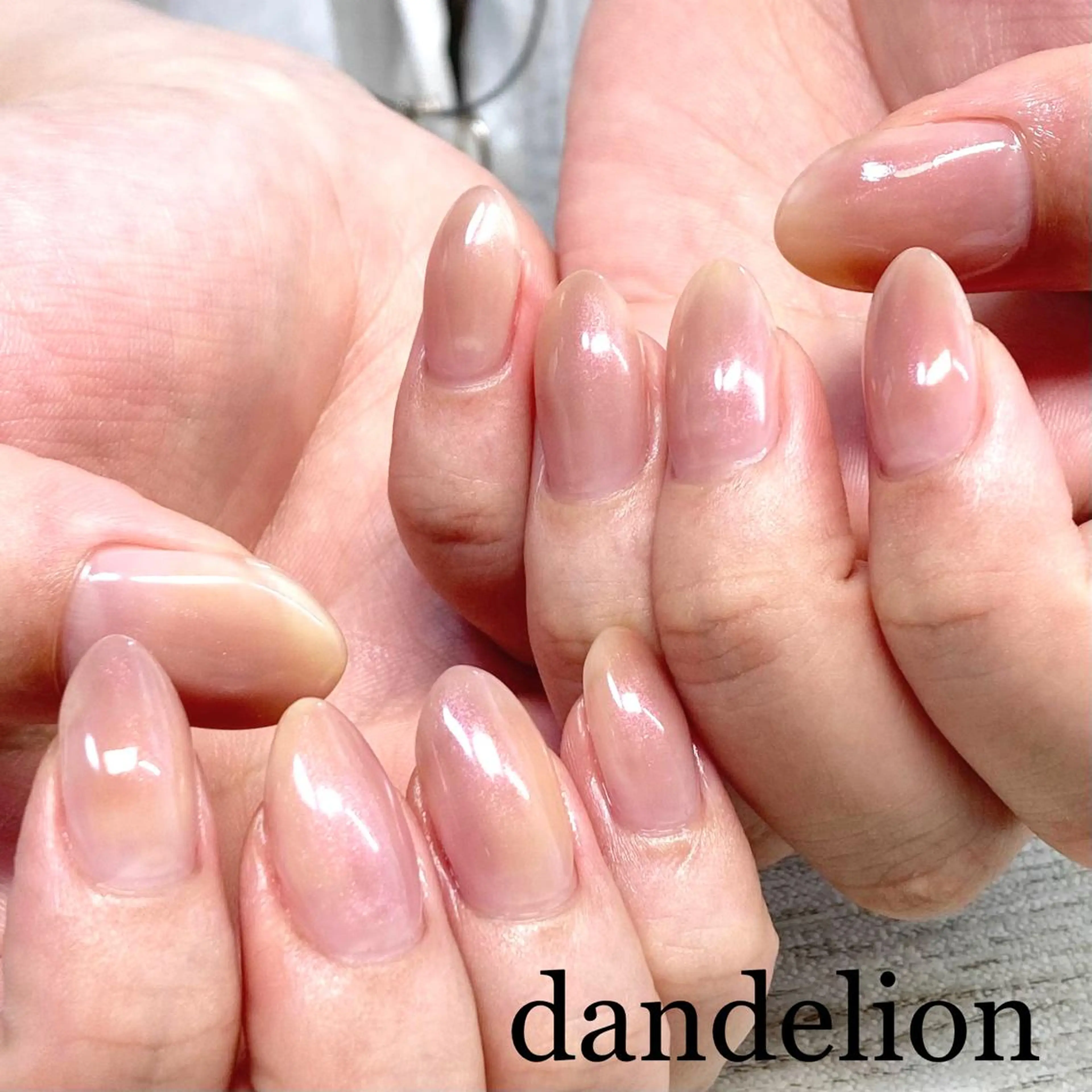 ネイル ハンドネイル ハンドケア dandelion ダンデライオンのネイルデザイン