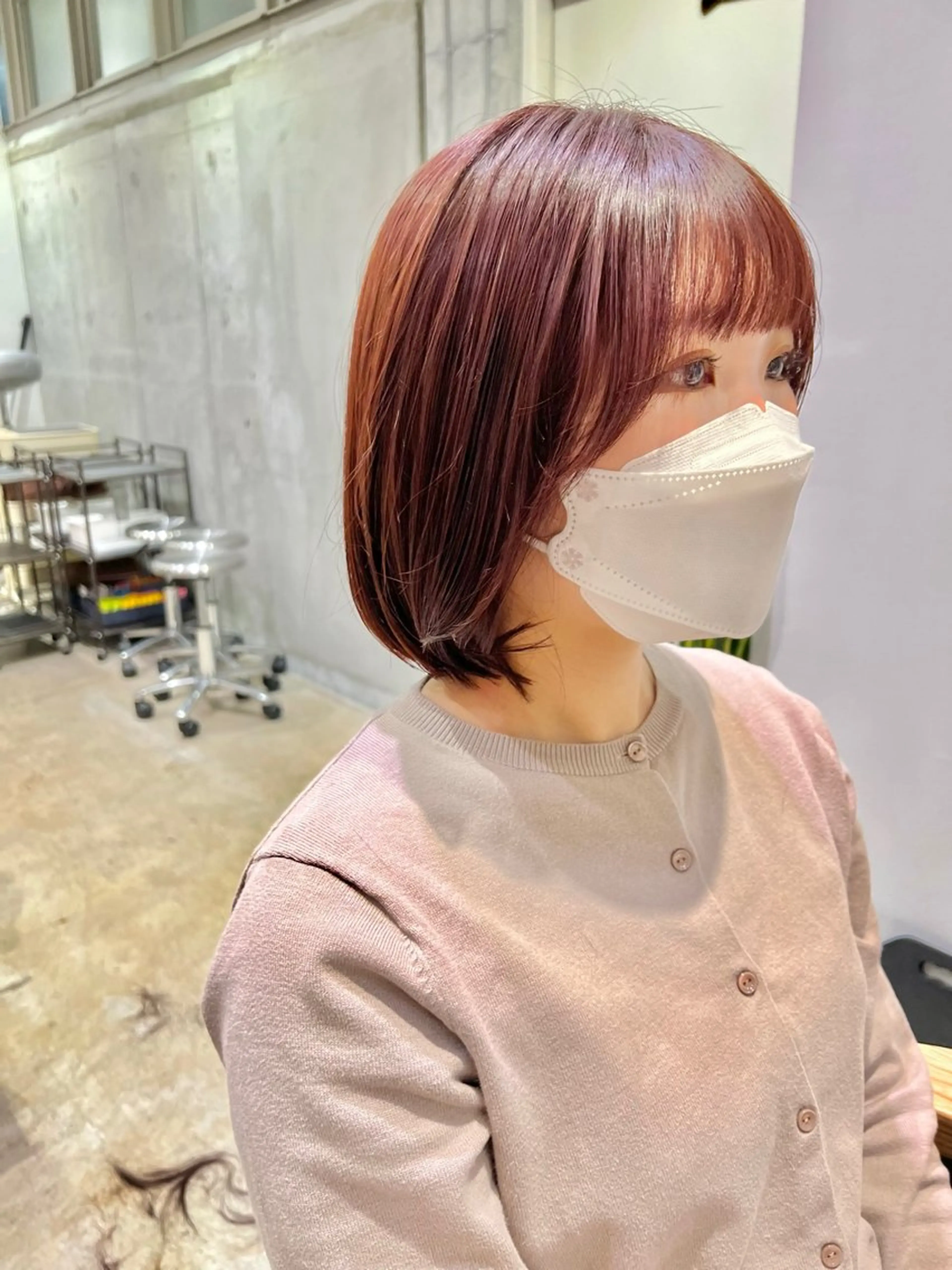 🌟 自分史上最高に可愛い！ボブカット×メテオカラー×トリートメントコース ✂️🎨💧の写真