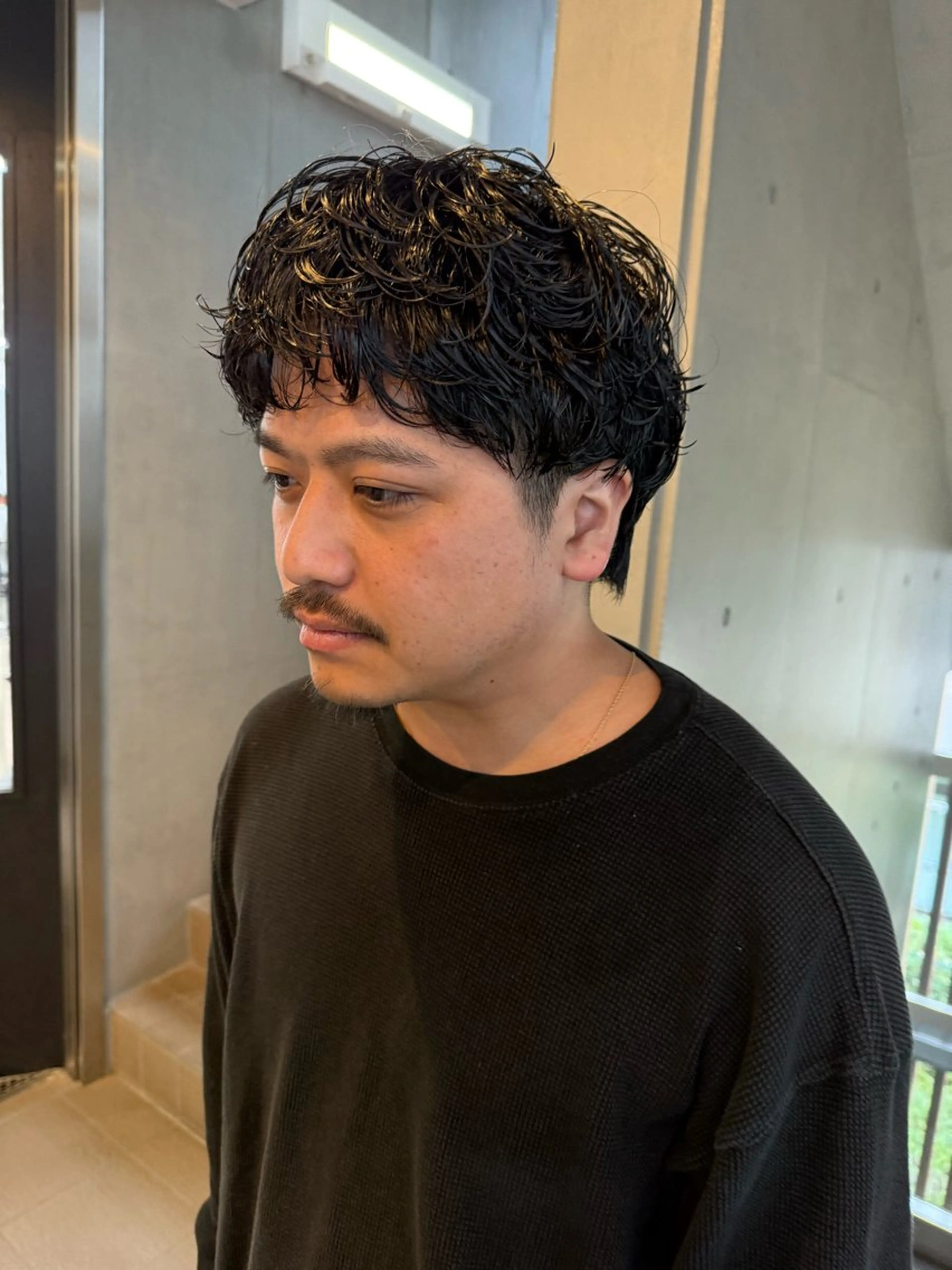 メンズカット＋パーマの写真