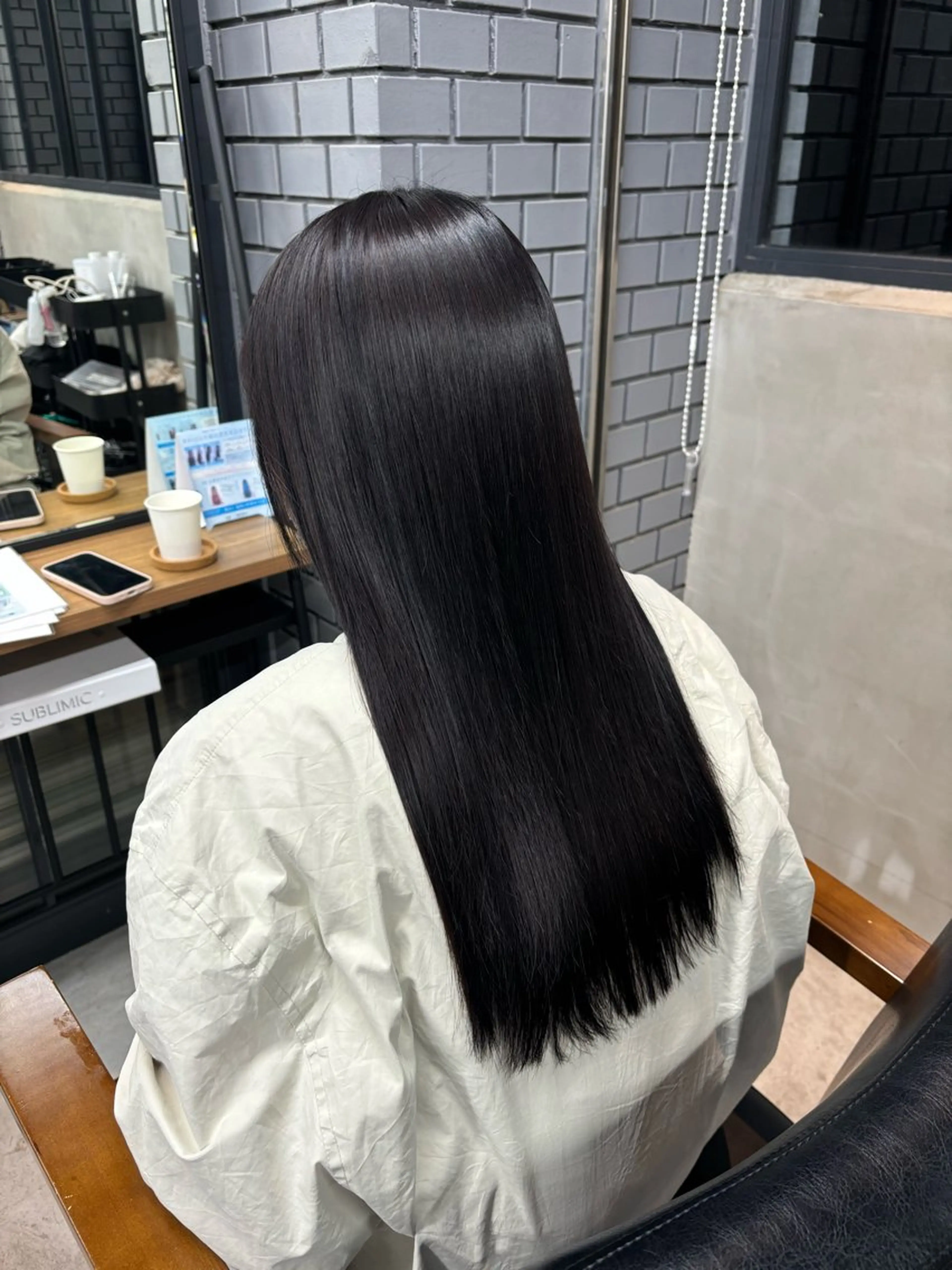 ロング カラー 透明感カラー カット ヘアカラー The hair D.Log所属・田中 綾乃のヘアスタイル