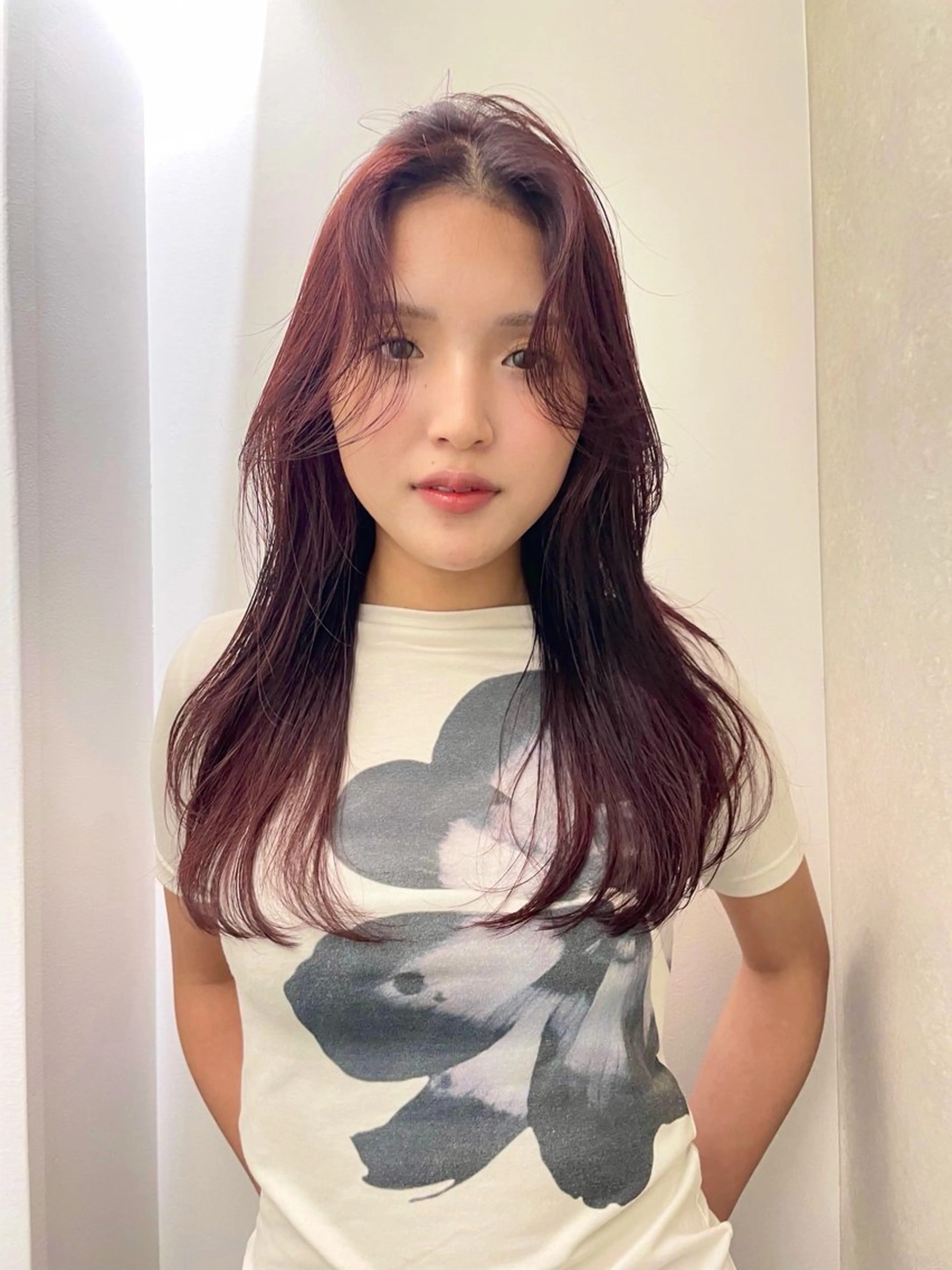 カラー ヘアカラー トリートメント 🎀ボブ＋ハイトーン シュカ👶🏻のヘアスタイル