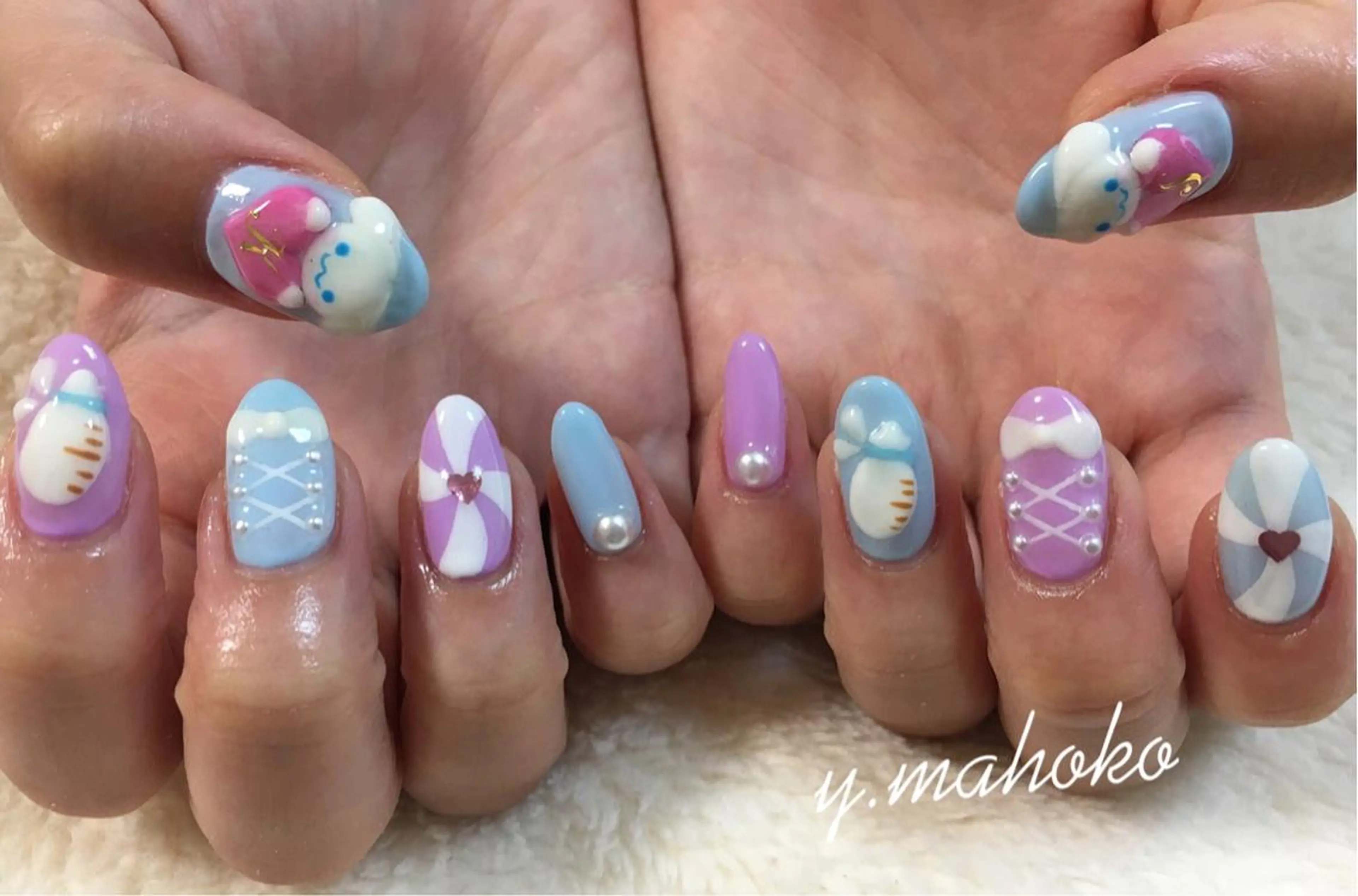 ネイル She nail studio 原宿所属・パラジェル有/ スカルプ/mahoのネイルデザイン