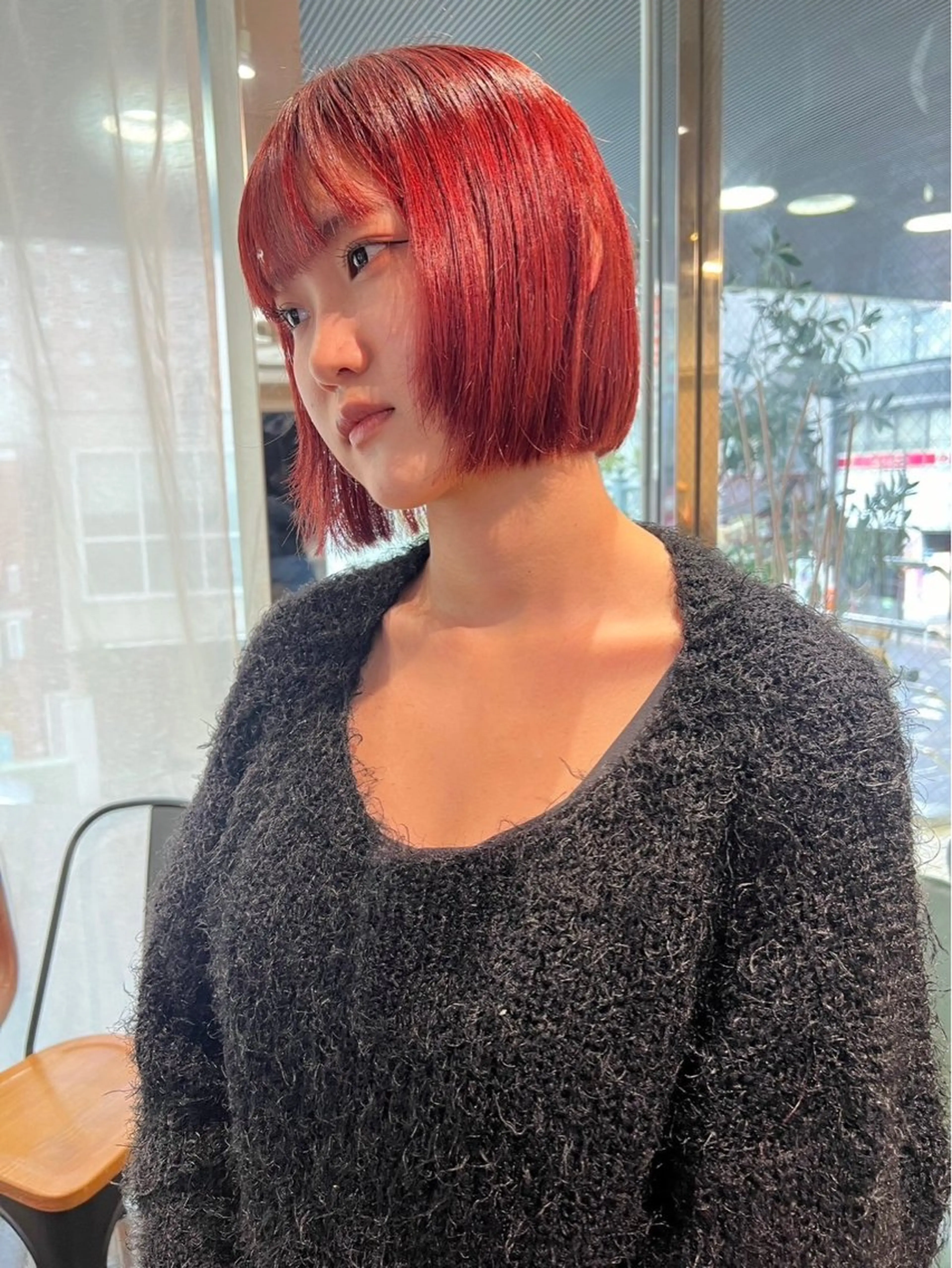 カラー ブリーチ ケアブリーチ ダブルカラー ハイトーンカラー インナーカラー レイヤー/ボブ /🪩KAYOのヘアスタイル