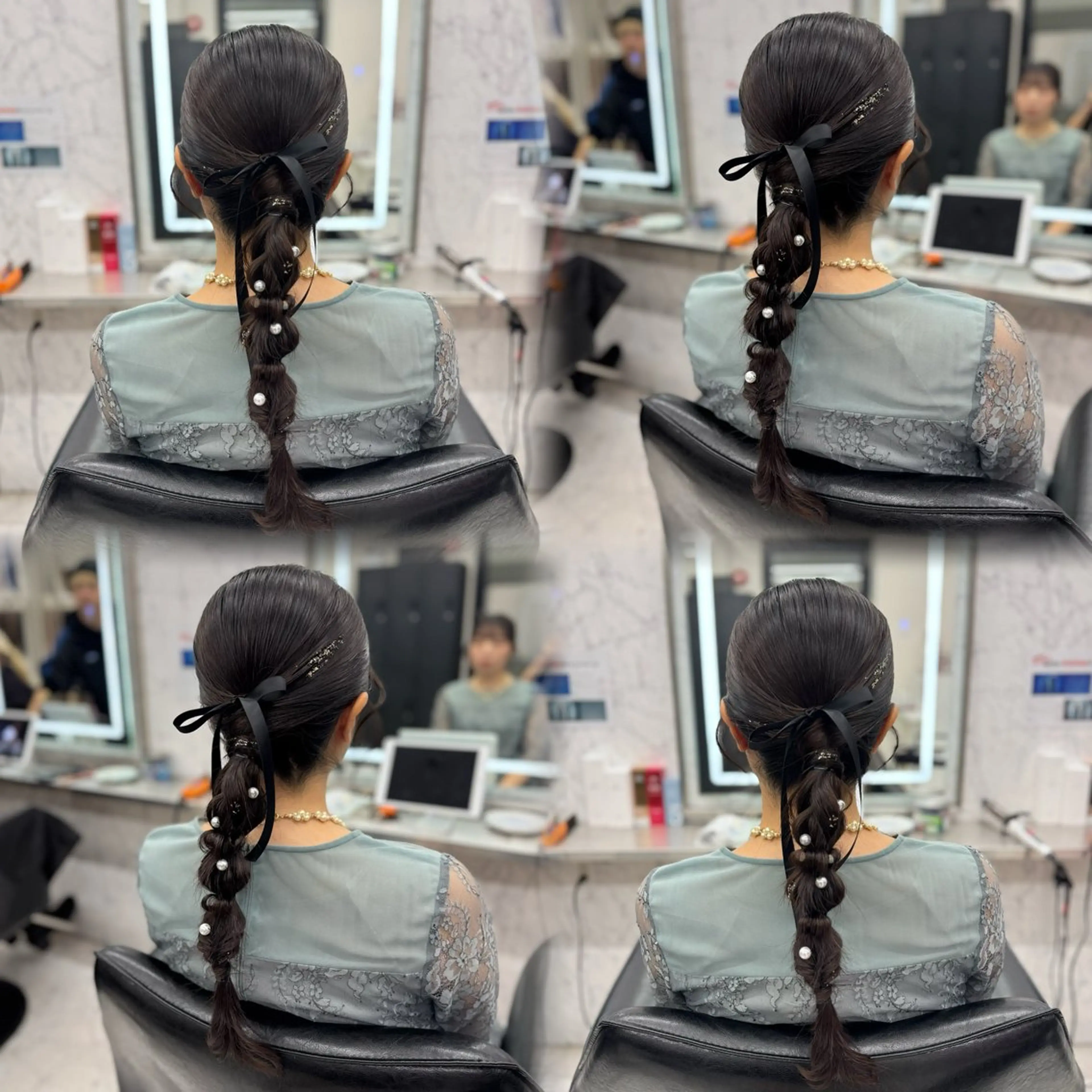 ロング ヘアアレンジ ヘアセット JPCY MIRIYAのヘアスタイル