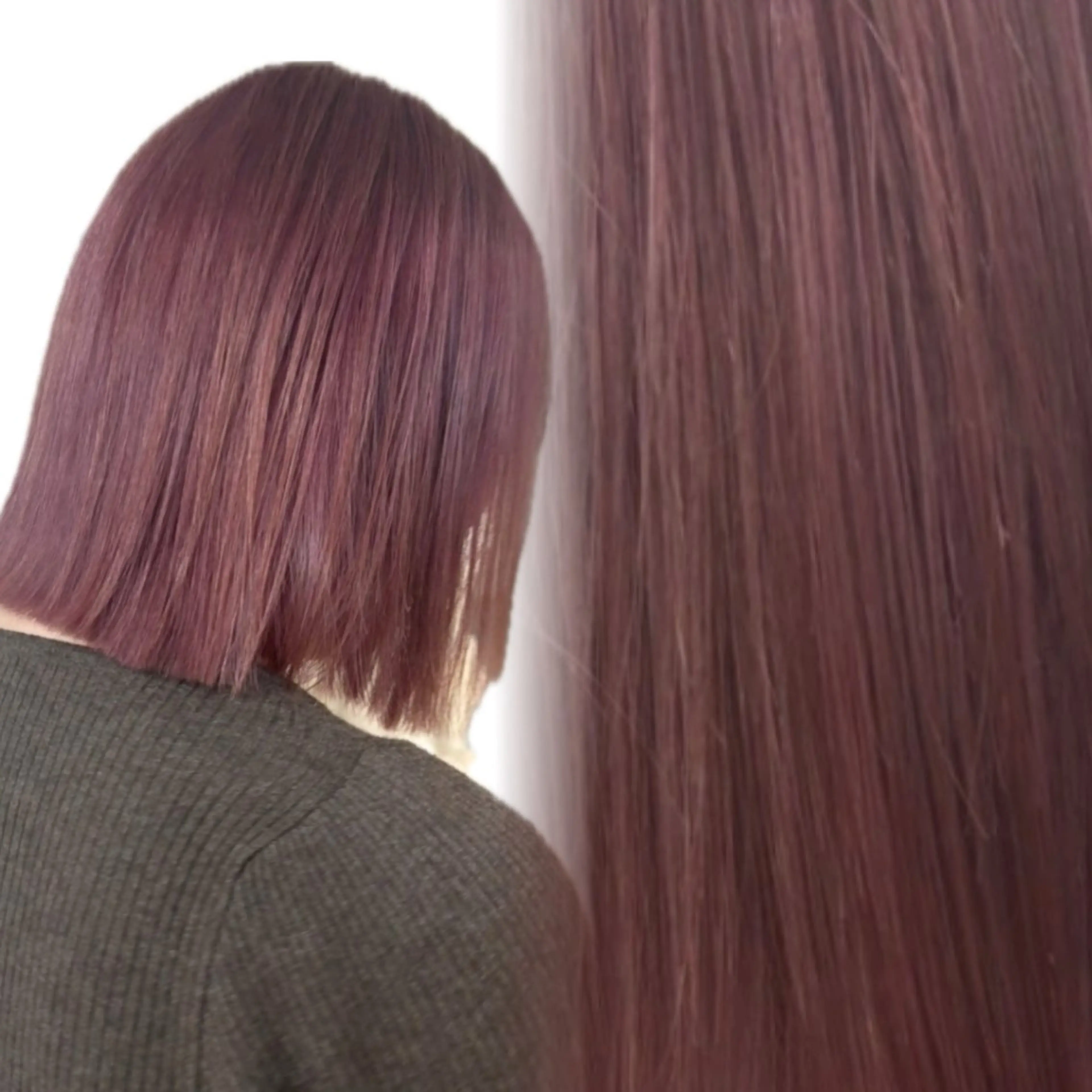 ミディアム カラー ピンクカラー カット ヘアカラー トリートメント MODEK's 庄内 mikuのヘアスタイル