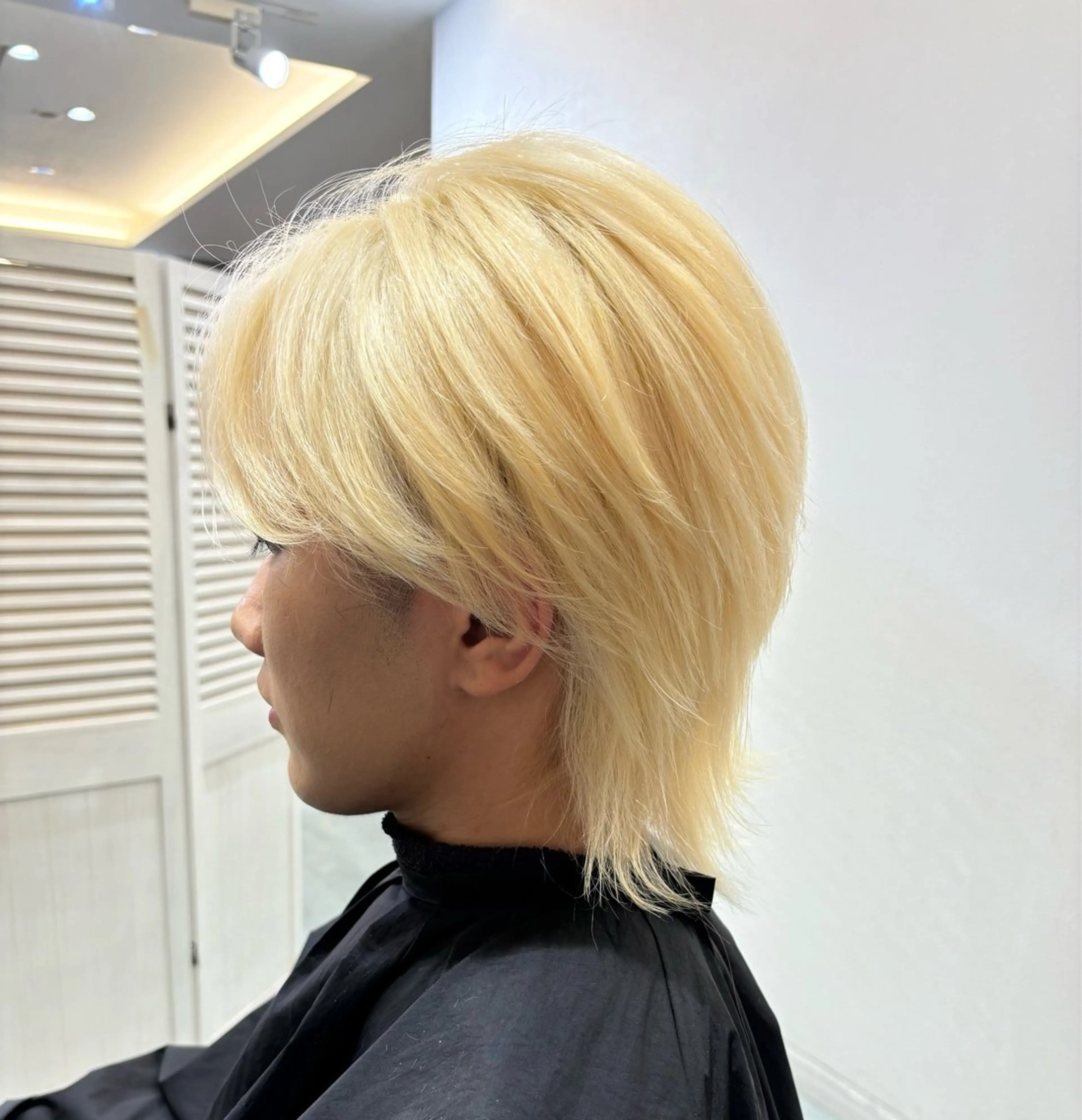 ショート カラー メンズ ヘアカラー トリートメント Loob TOKYO MiZUKiのヘアスタイル