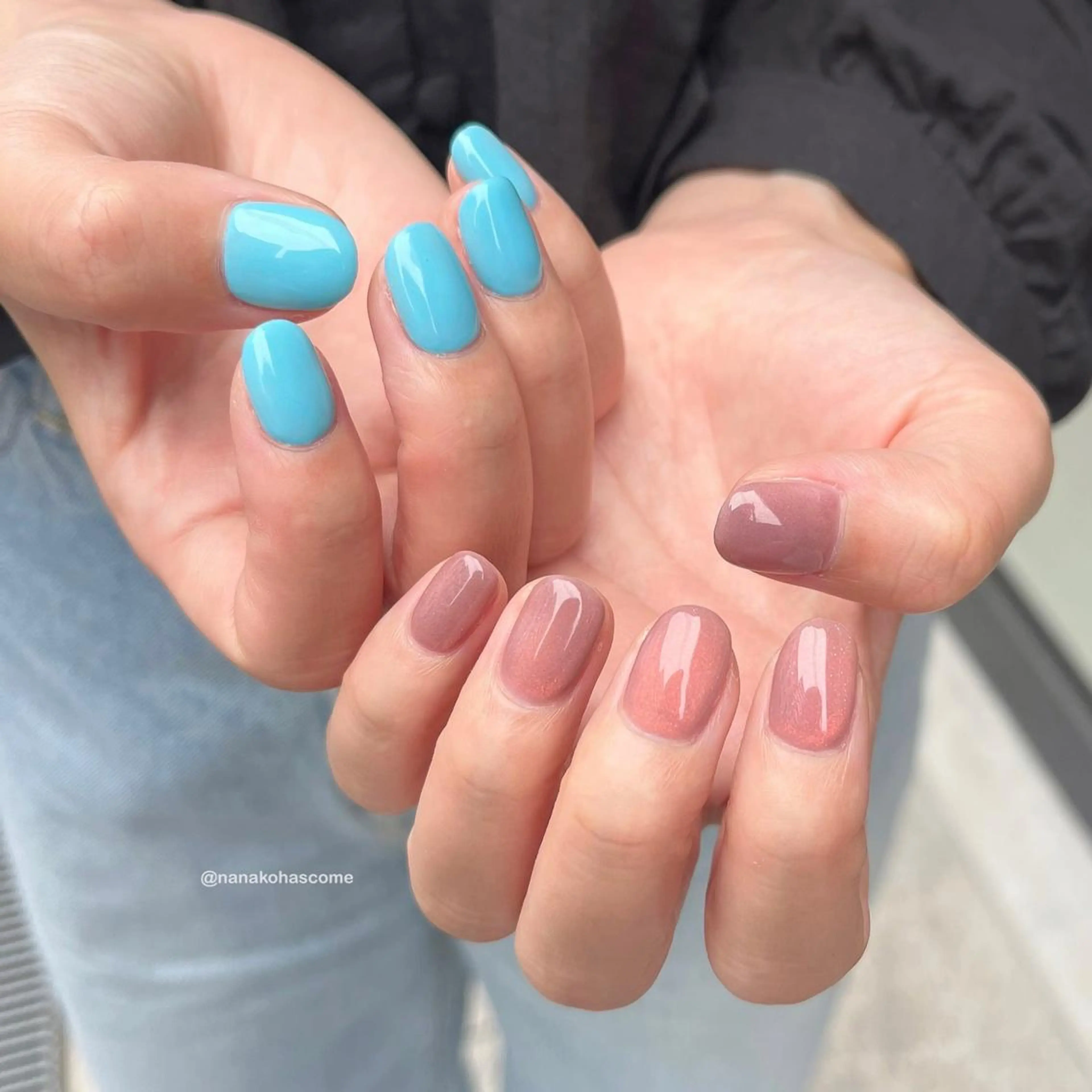 ネイル マグネットネイル ワンカラーネイル VECHIC所属・abe nanakoのネイルデザイン