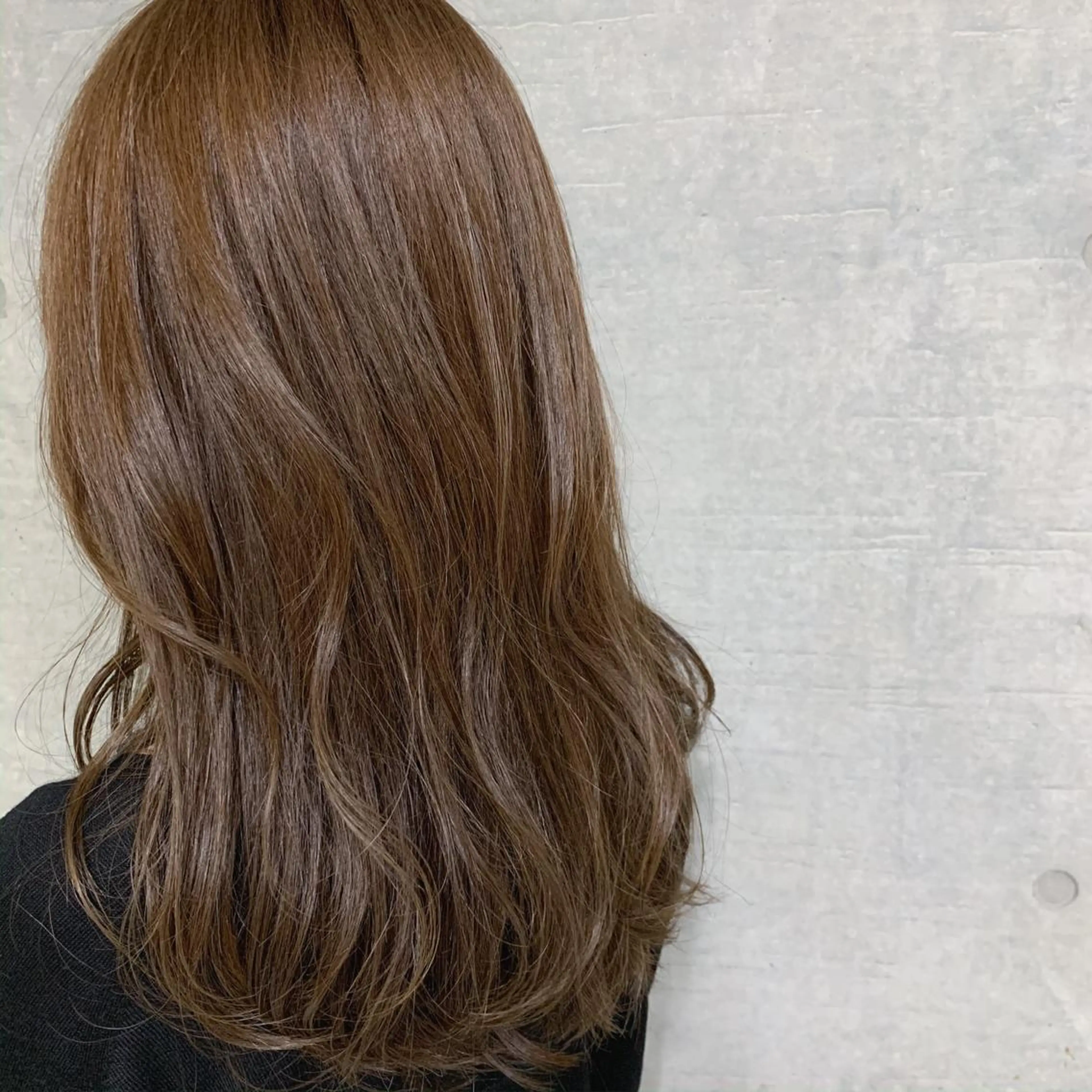 ミディアム カラー アディクシーカラー アクアカラー アッシュ バレイヤージュ ベージュカラー ヘアカラー トリートメント Lome'所属・✨ブリーチマスター✨ オクヤマヨウスケのヘアスタイル