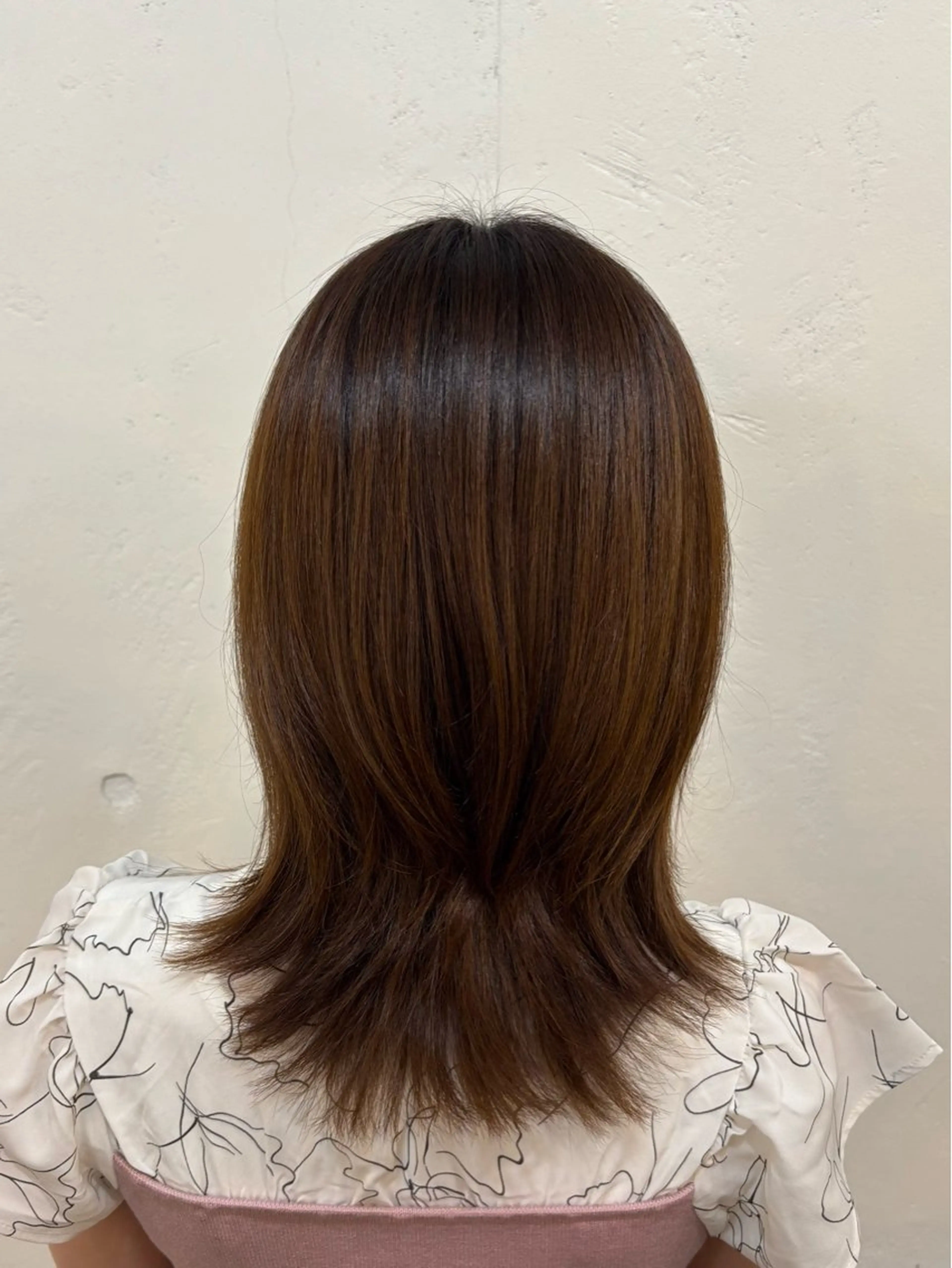 ミディアム カラー ヘアカラー トリートメント ショートカット無料 /yukari🌷のヘアスタイル