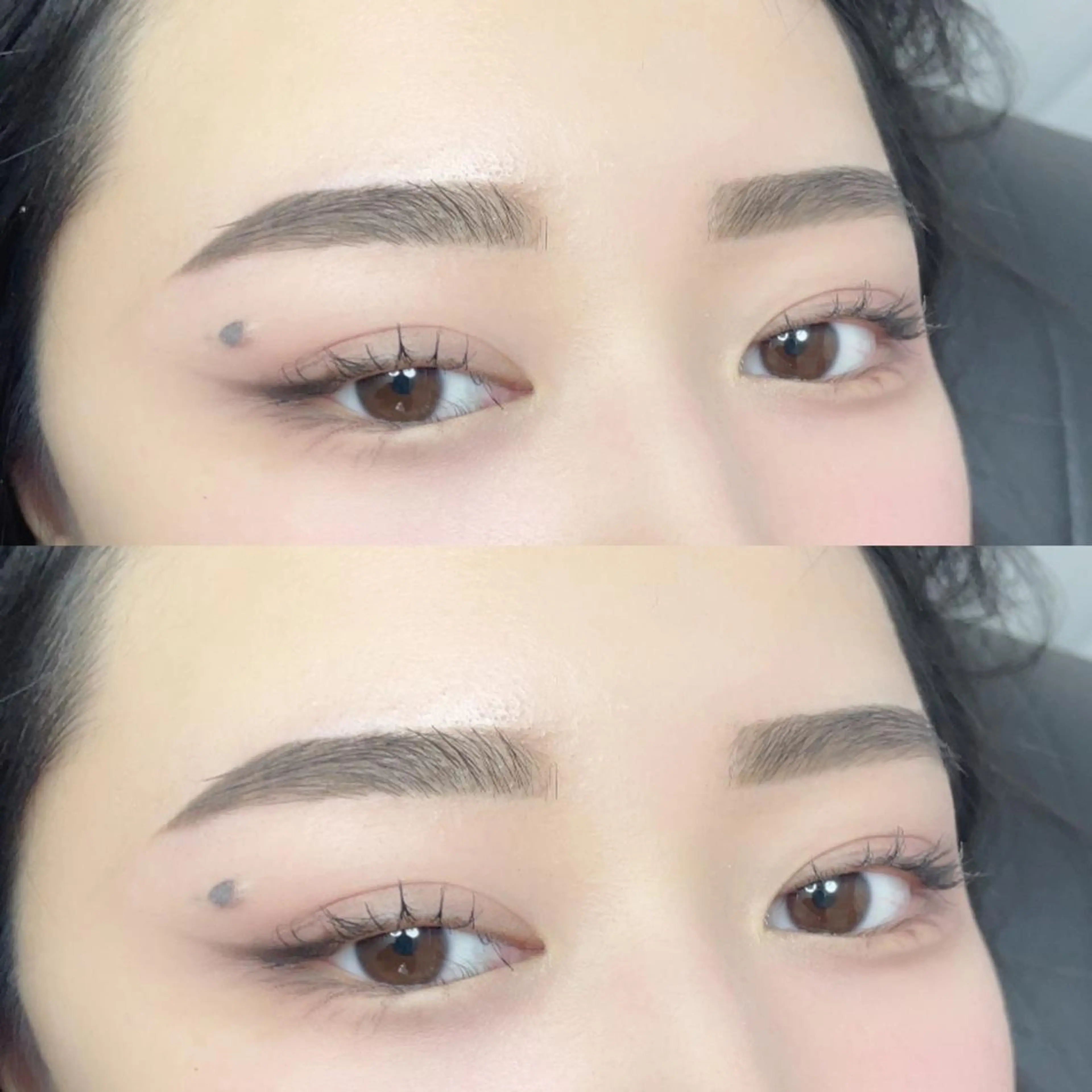 アイブロウ ハリウッドブロウリフト 眉毛ワックス脱毛 Heileebrow 天神店 hana💟のマツエク・マツパデザイン