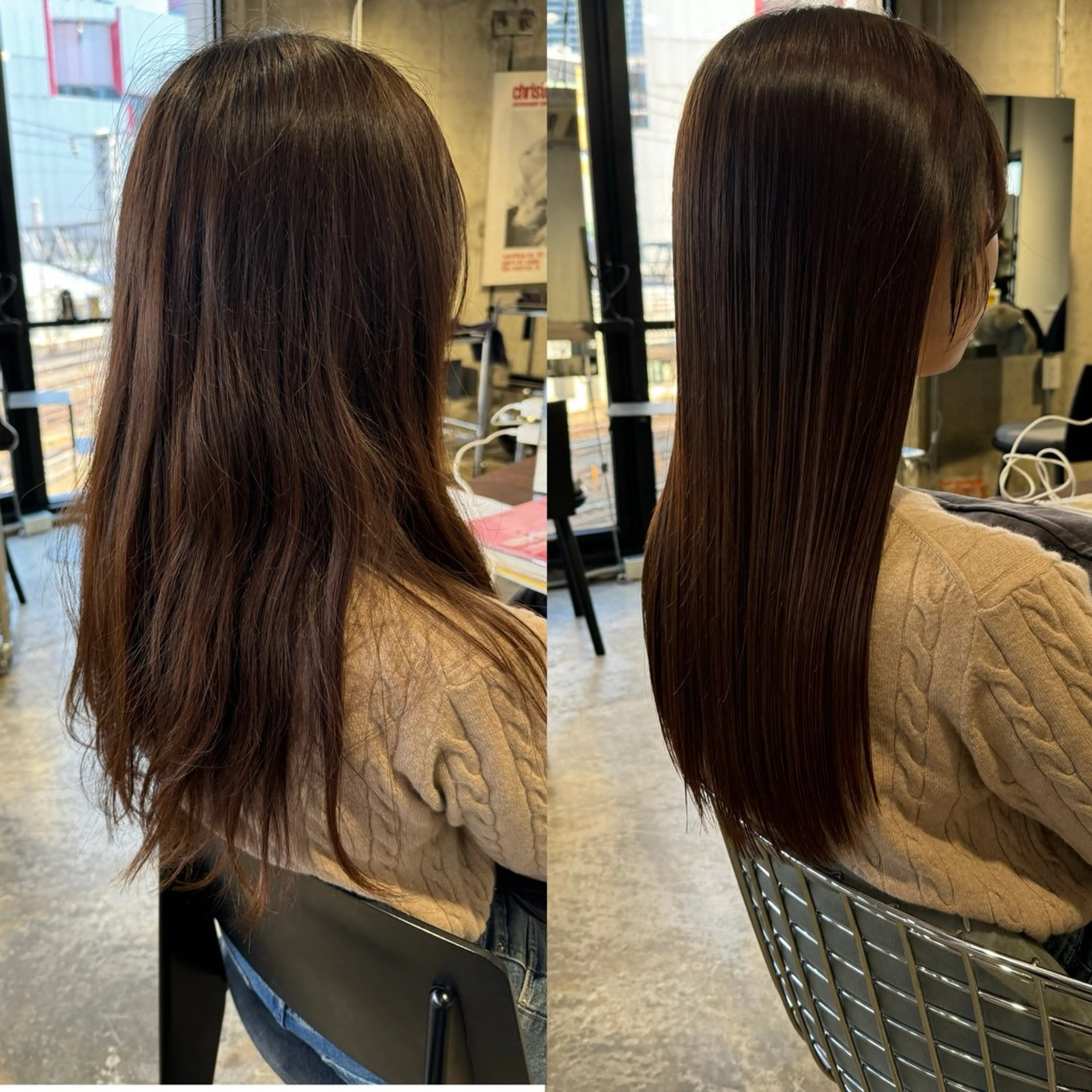 ロング 大迫 江梨のヘアスタイル