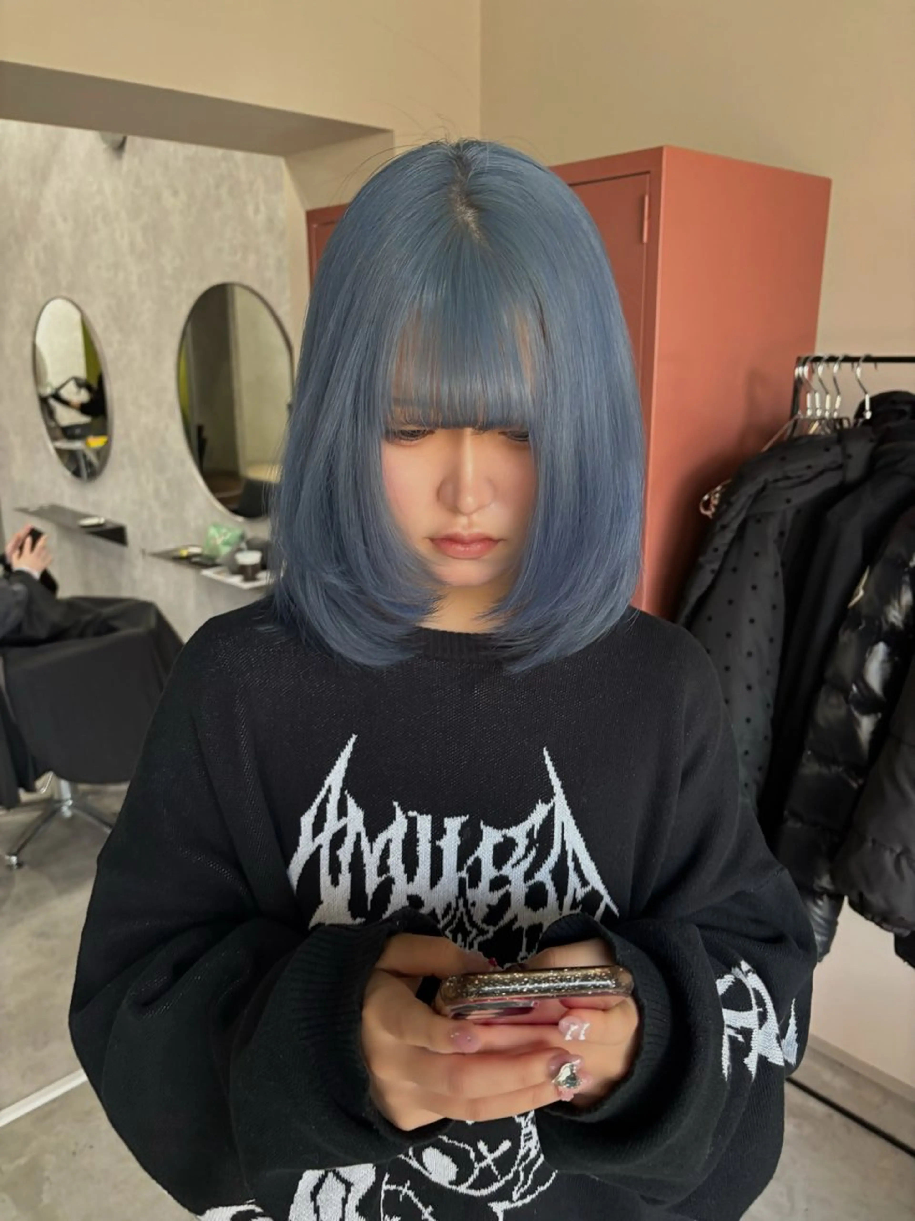 ミディアム カラー ヘアカラー 🧡梅田ハイトーン カラー🧡runaのヘアスタイル