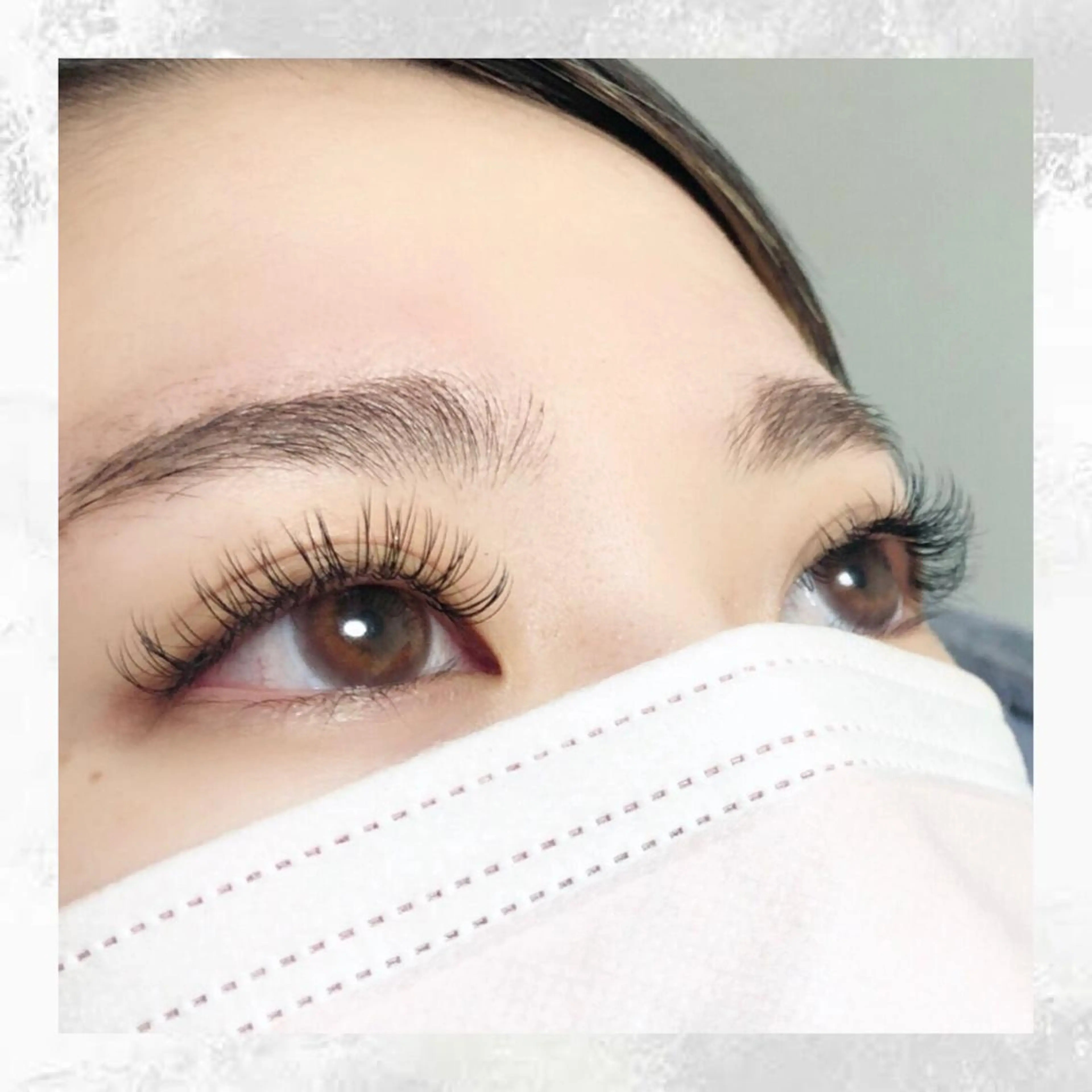 マツエク・マツパ Aim NAIL&EYELASH.BROW立花店所属・Aim立花店 Mihoのマツエク・マツパデザイン