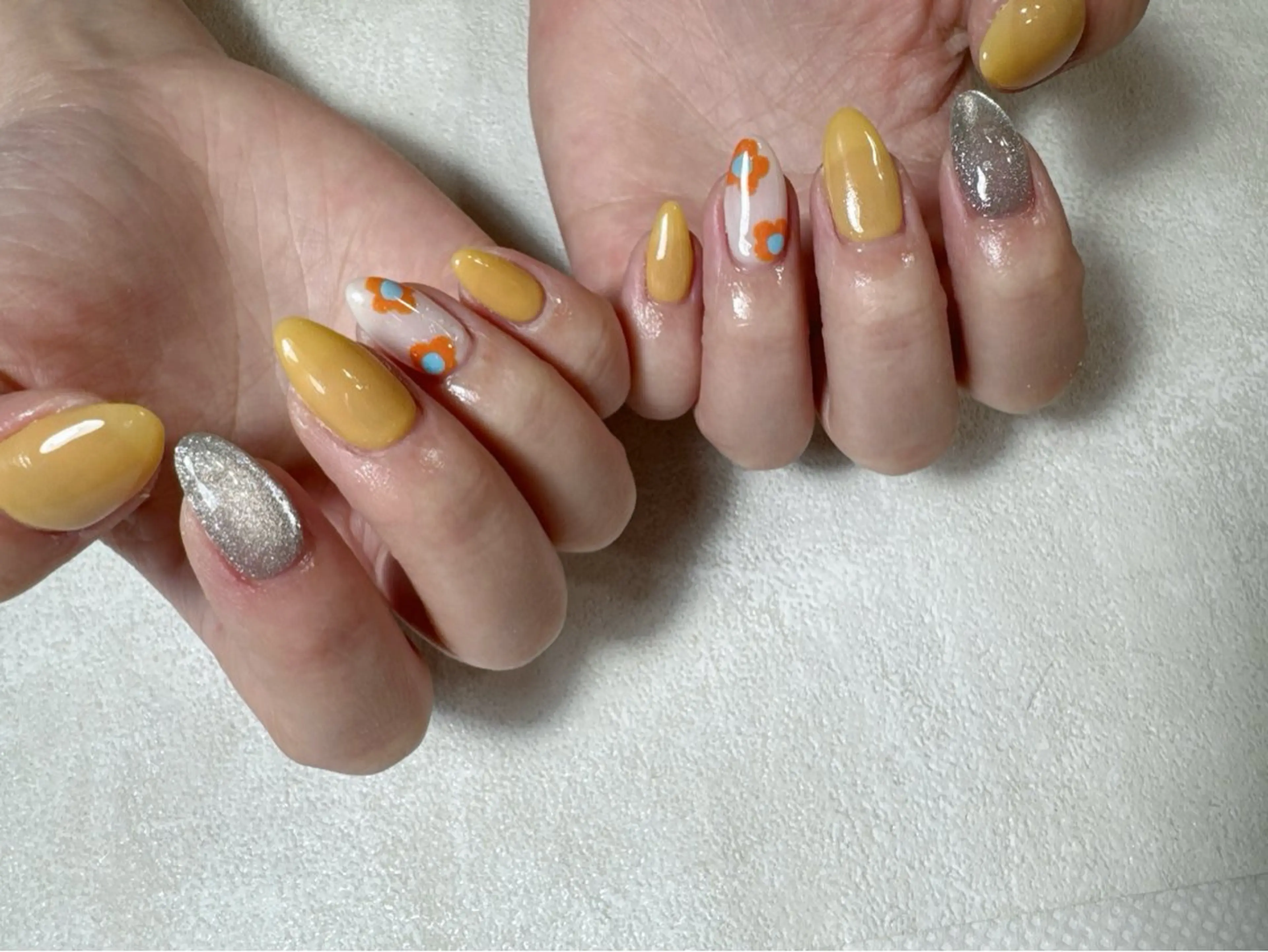 ネイル ジェルネイル ハート パラジェル バレンタイン 冬ネイル ハンドネイル kikinail 溝の口のネイルデザイン